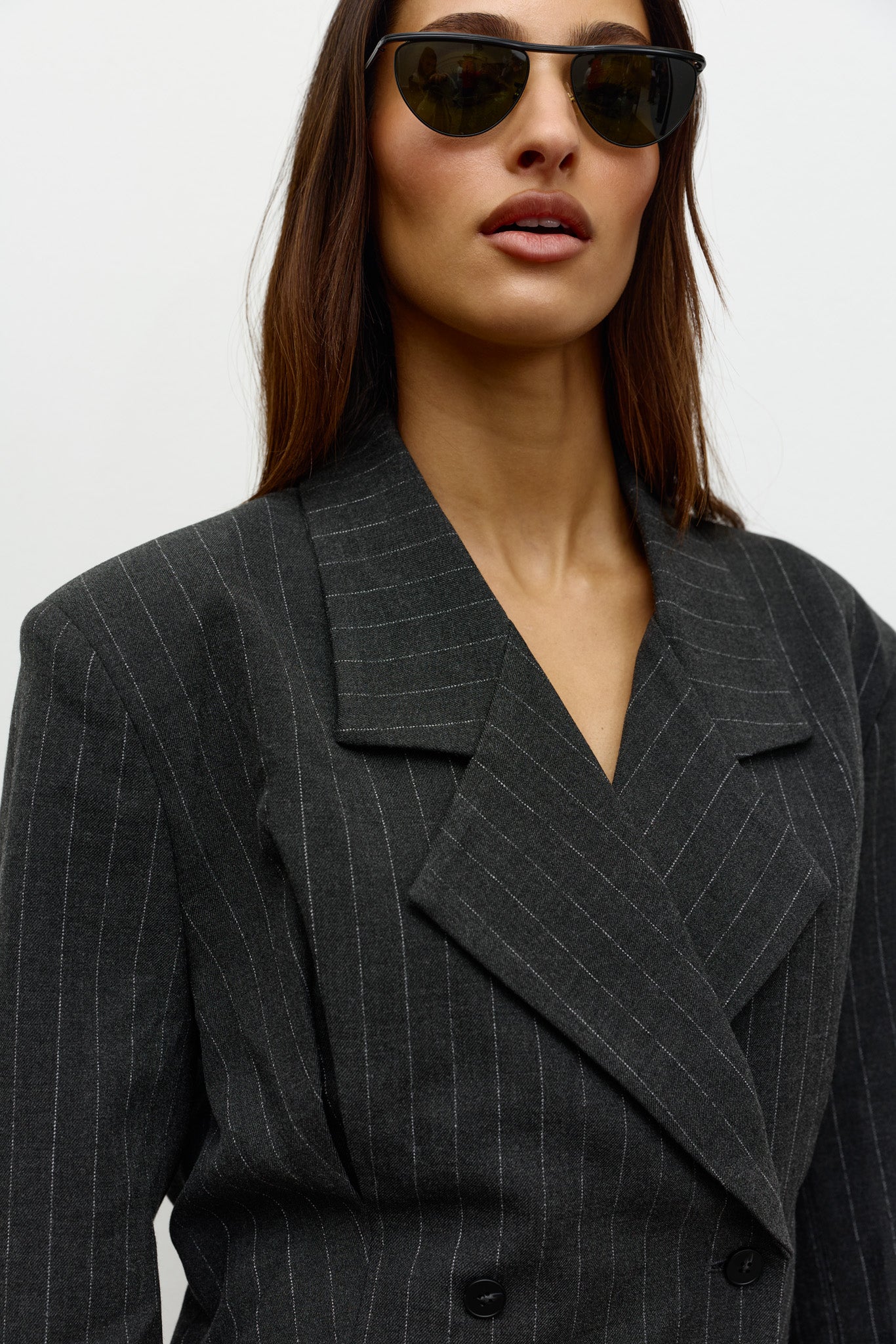 LIORA BLAZER - PINSTRIPE - Image 3