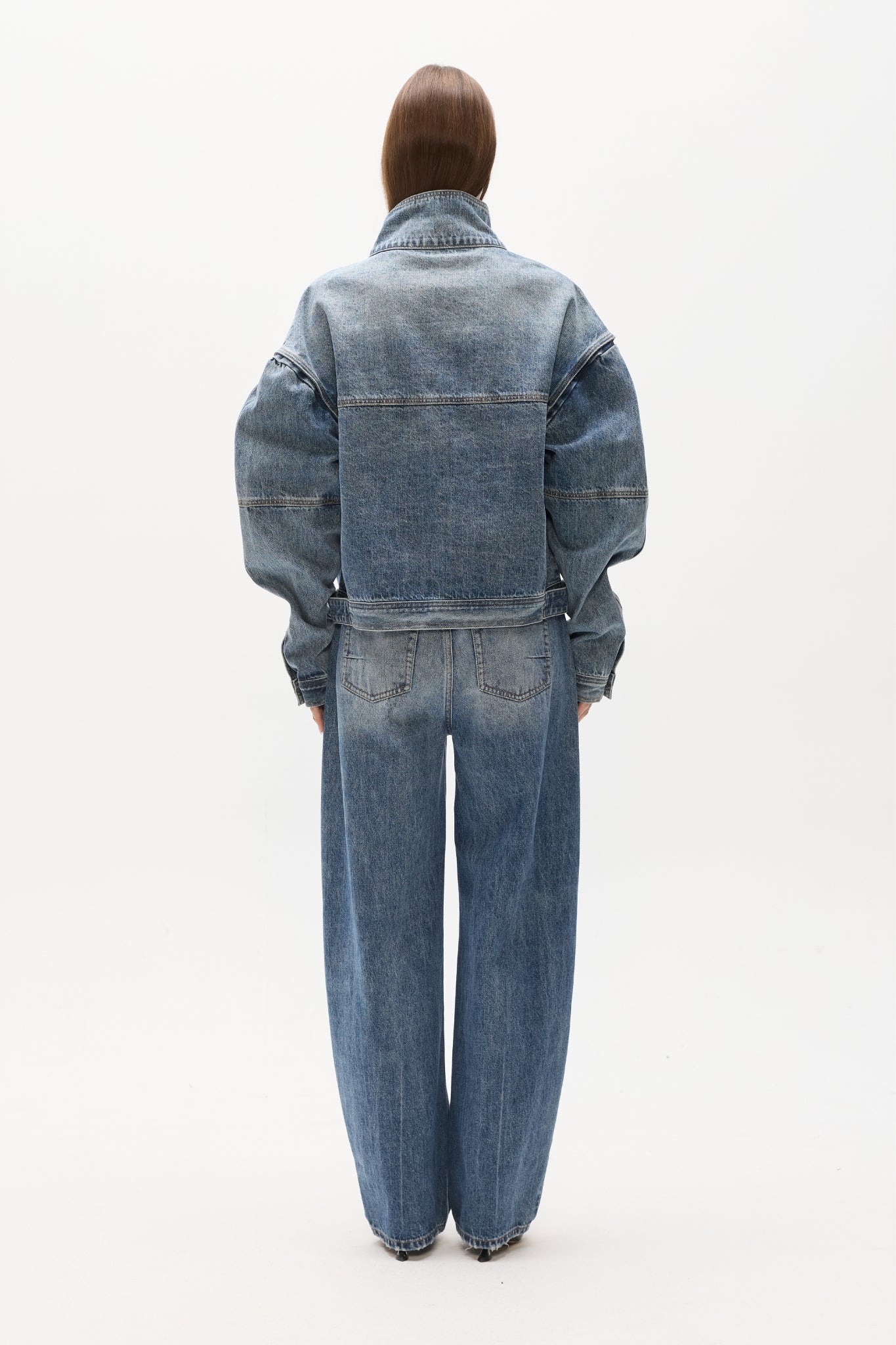 LOREN DENIM JACKET - ASH TIDE - Image 6
