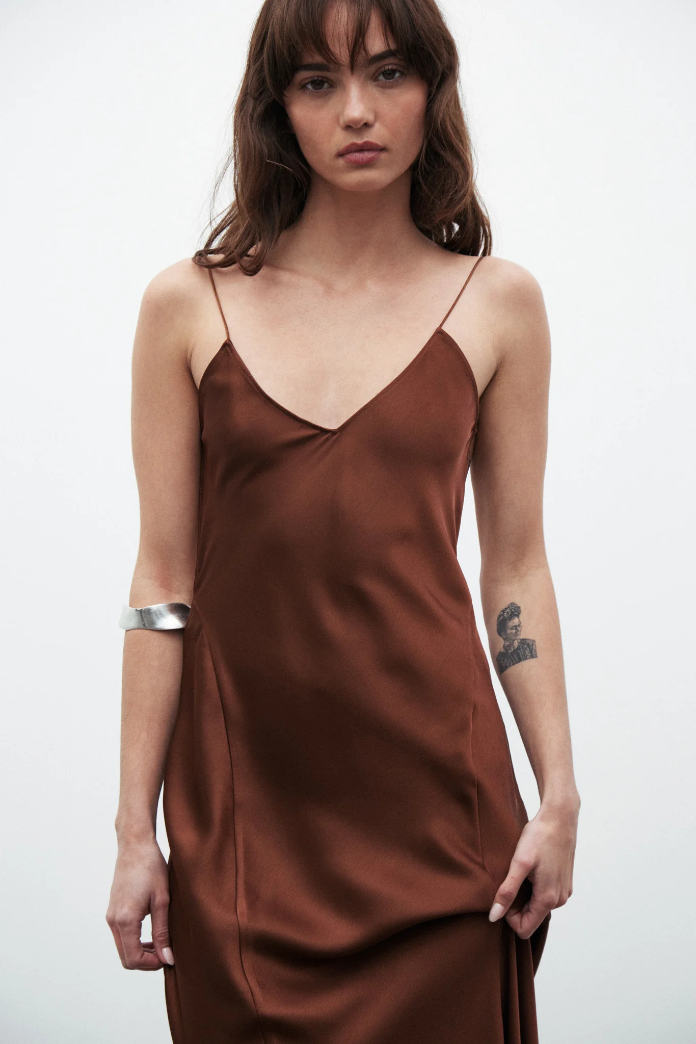 LUANA DRESS - CHESTNUT - Image 4