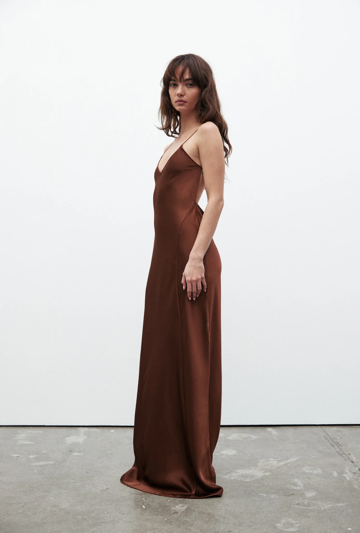 LUANA DRESS - CHESTNUT - Image 5