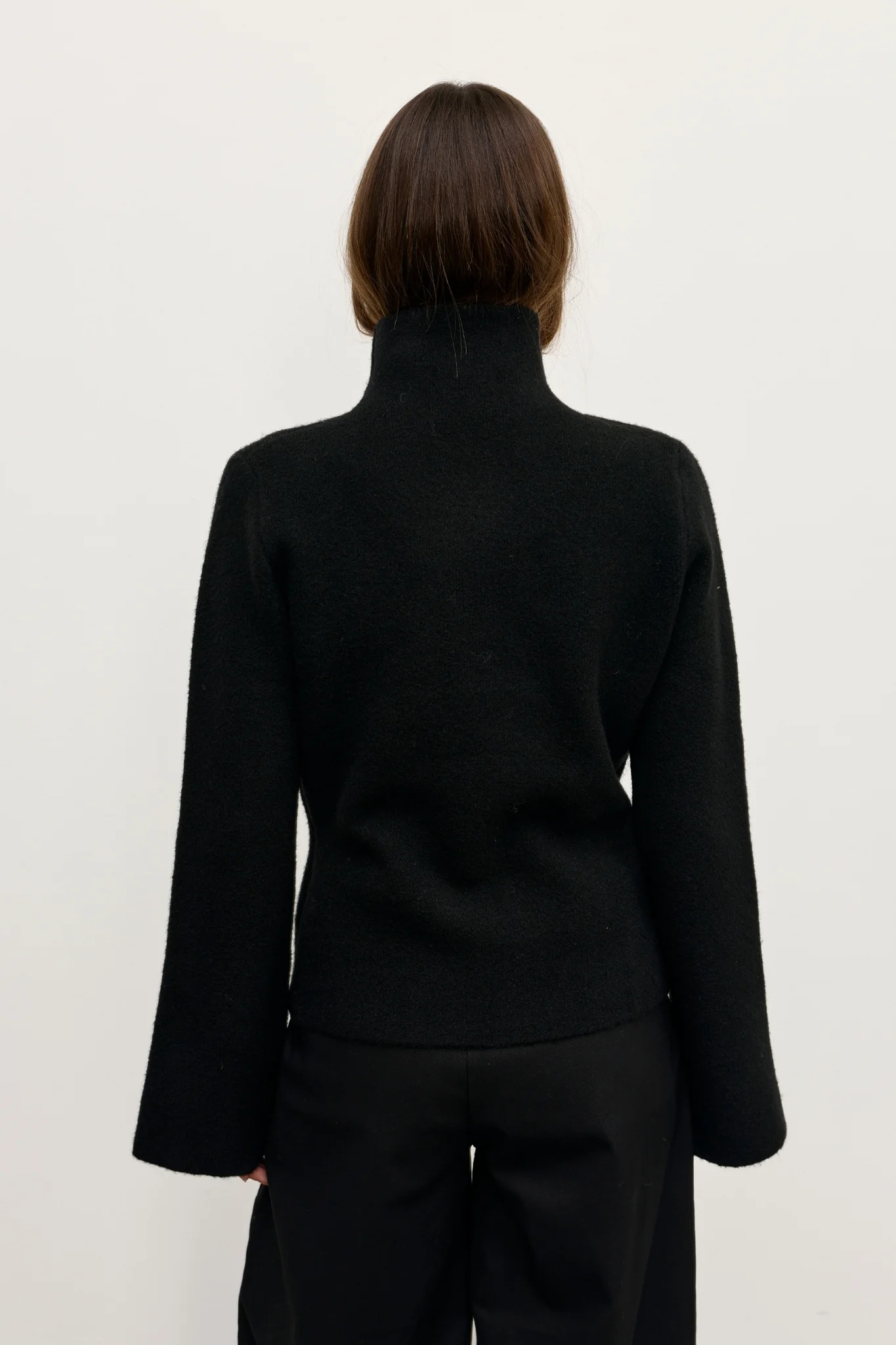 MAISIE KNIT TURTLENECK - BLACK - Image 4