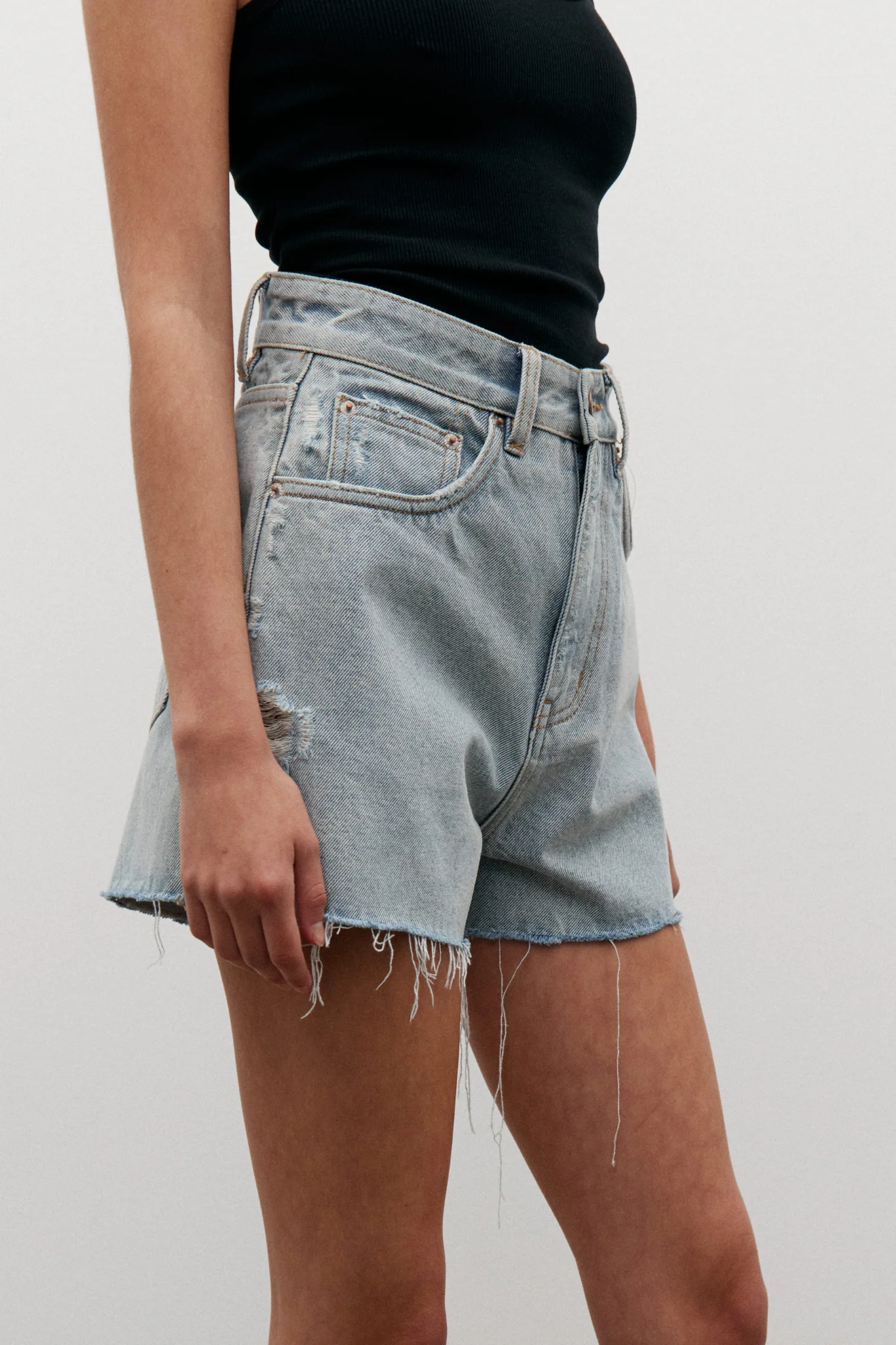 MALIBU DENIM SHORT - STONE BLUE - Image 3