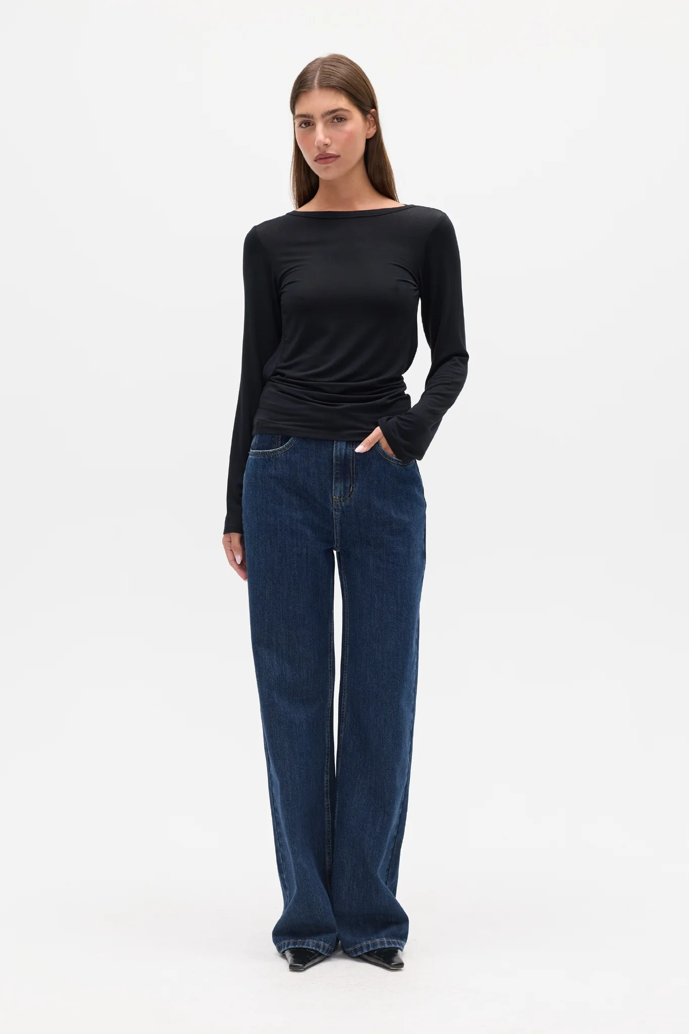 MALLORY TOP - BLACK