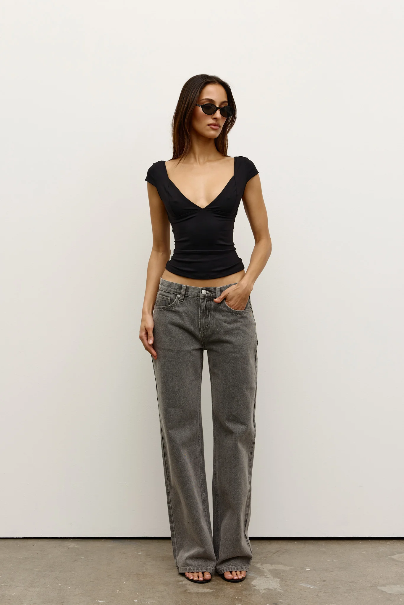 MARIANNA TOP - BLACK - Image 2