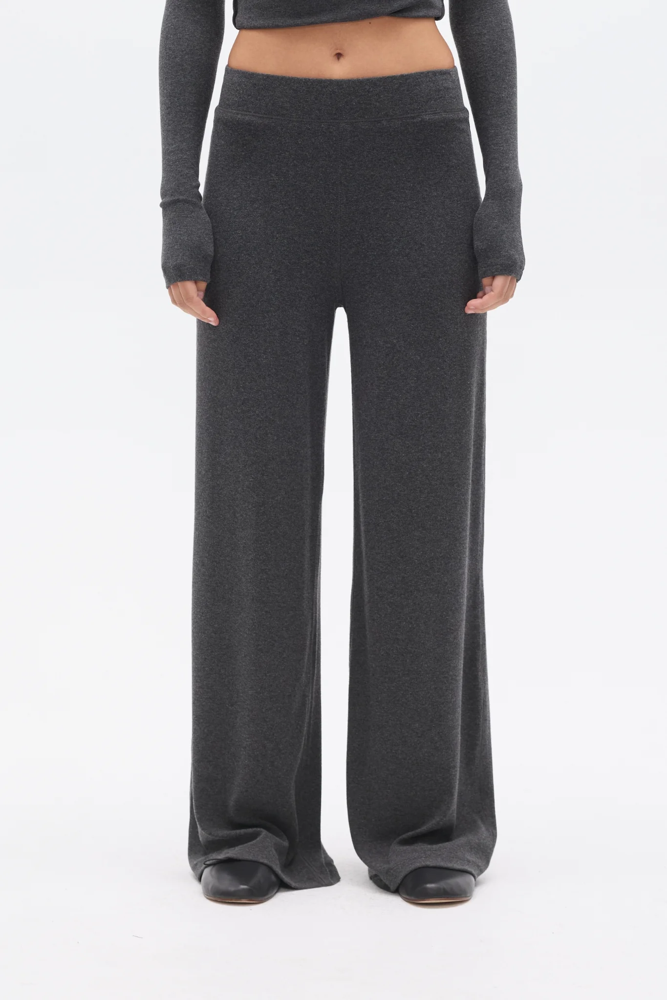 MEREDITH PANT - DARK HEATHER GREY - Image 2