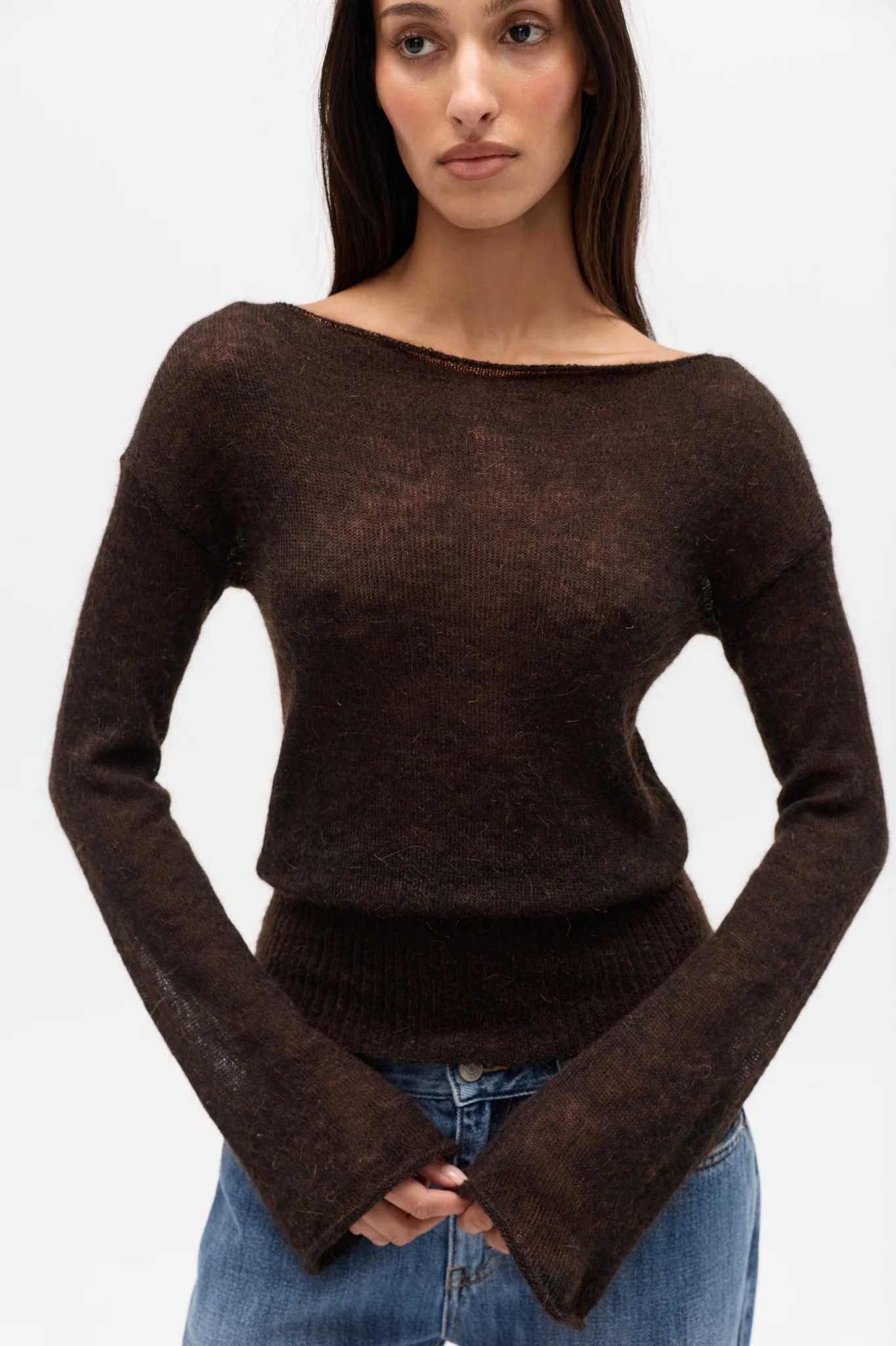 MOLLIE KNIT - CHOCOLATE - Image 3