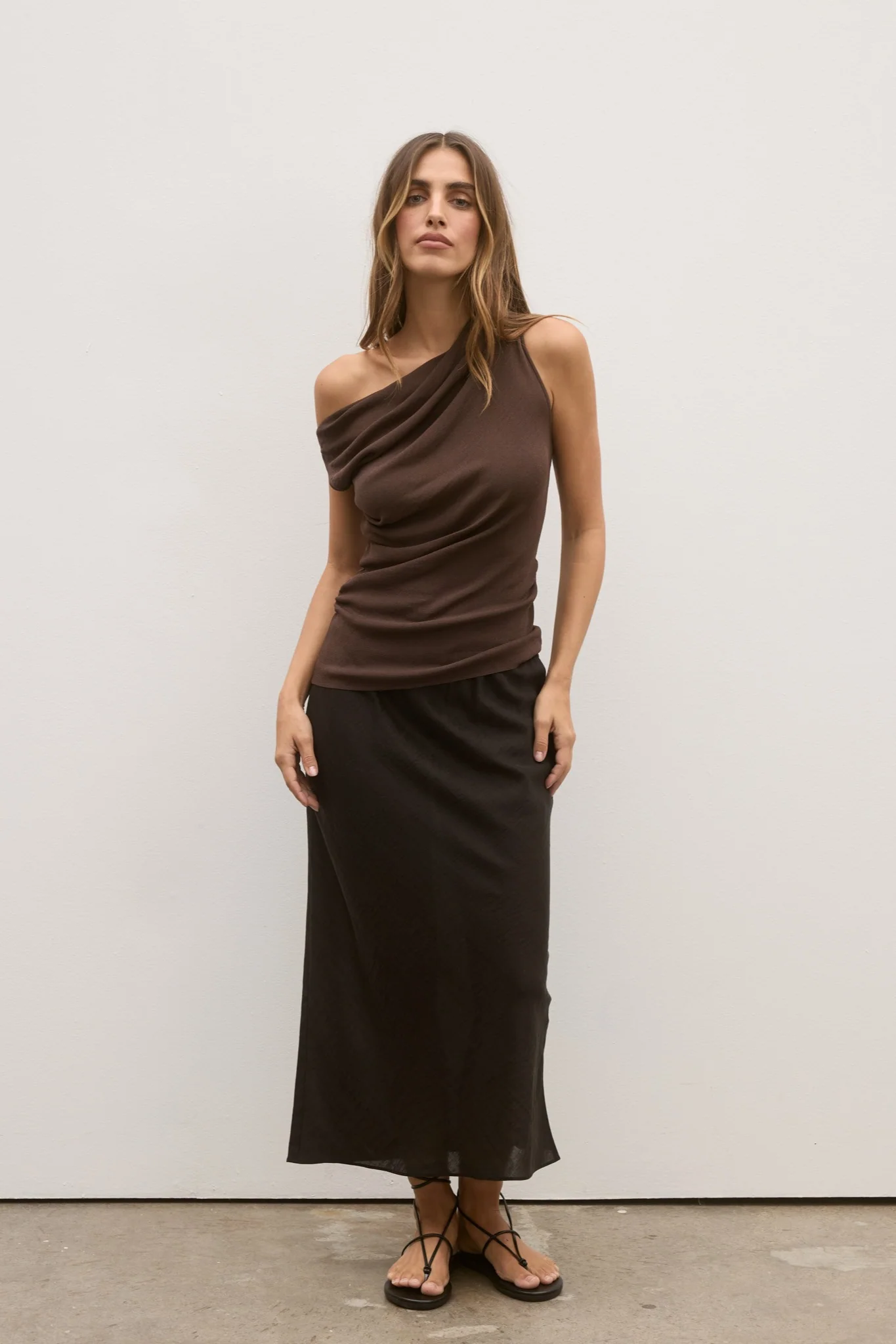 MONET TOP - COFFEE