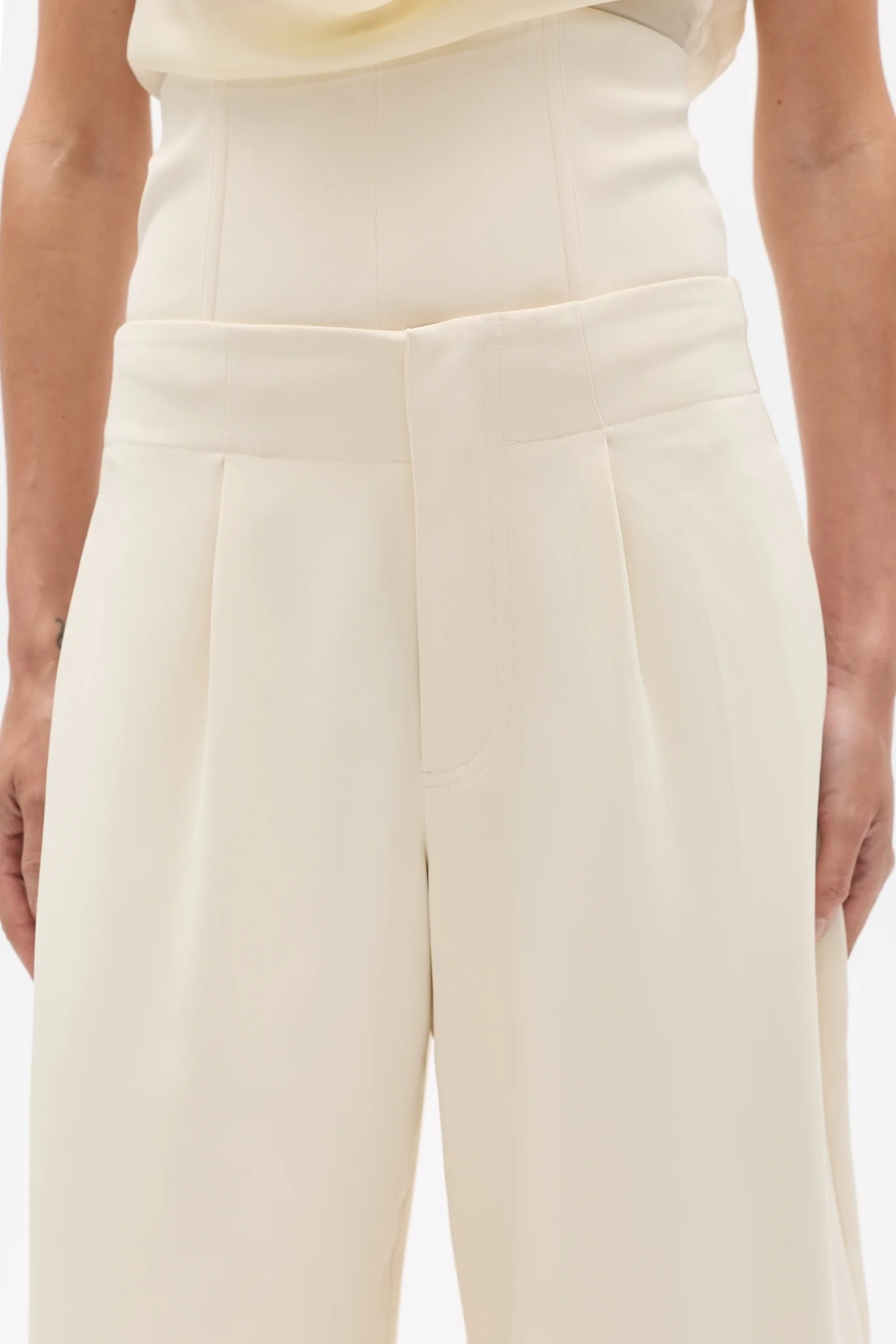 NAVY PANT - IVORY - Image 2