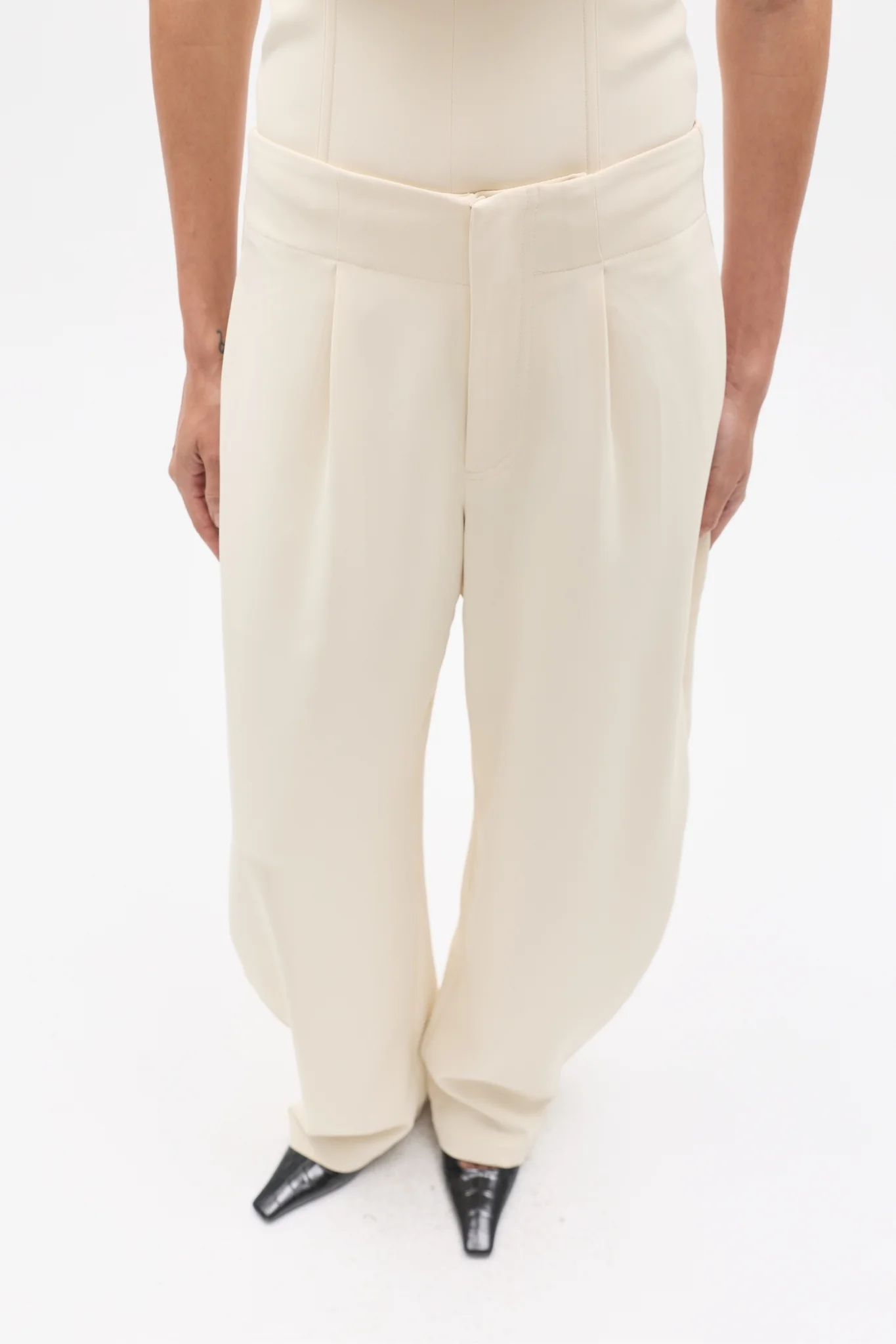 NAVY PANT - IVORY - Image 3