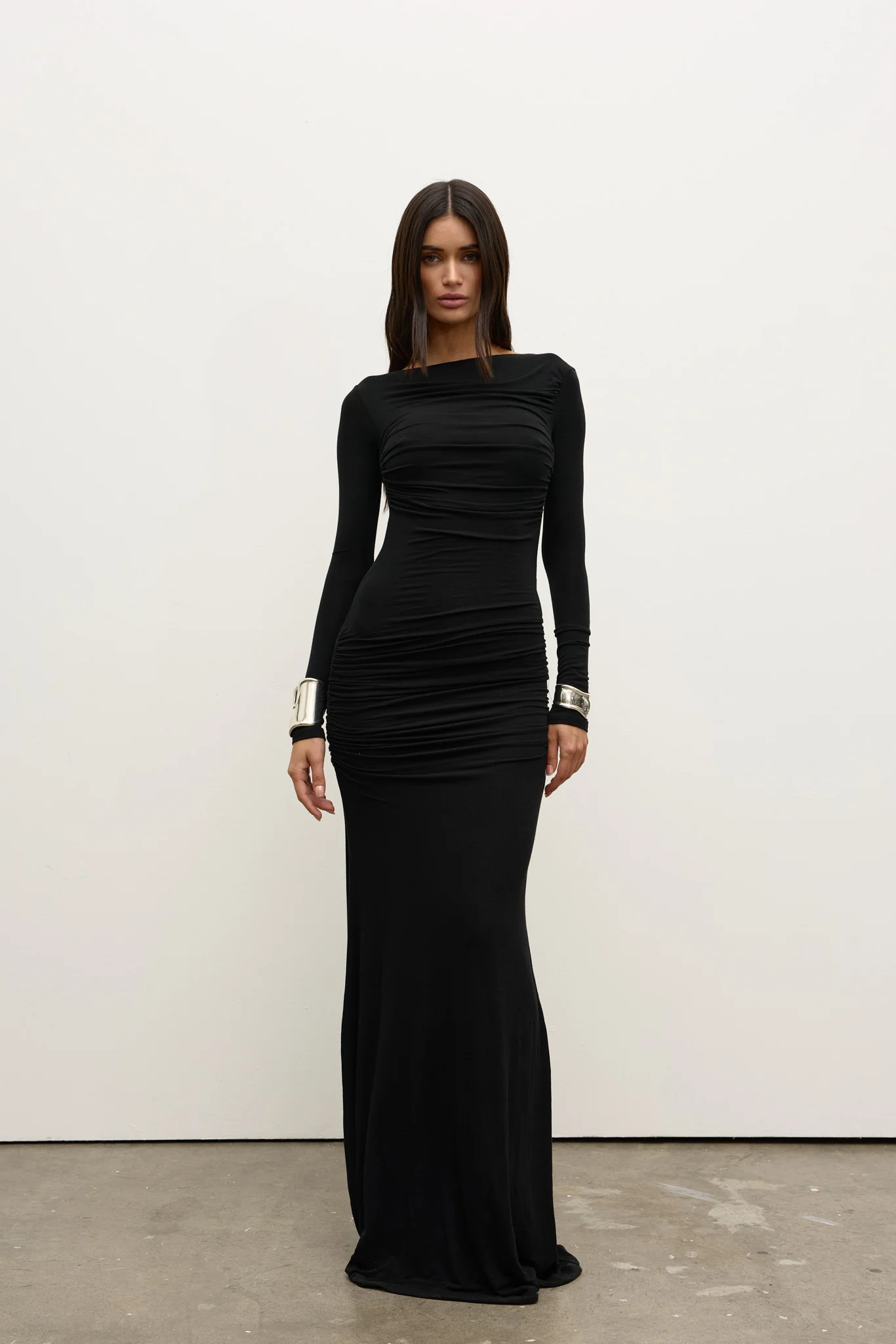 NESSA MAXI DRESS - SHADOW - Image 2