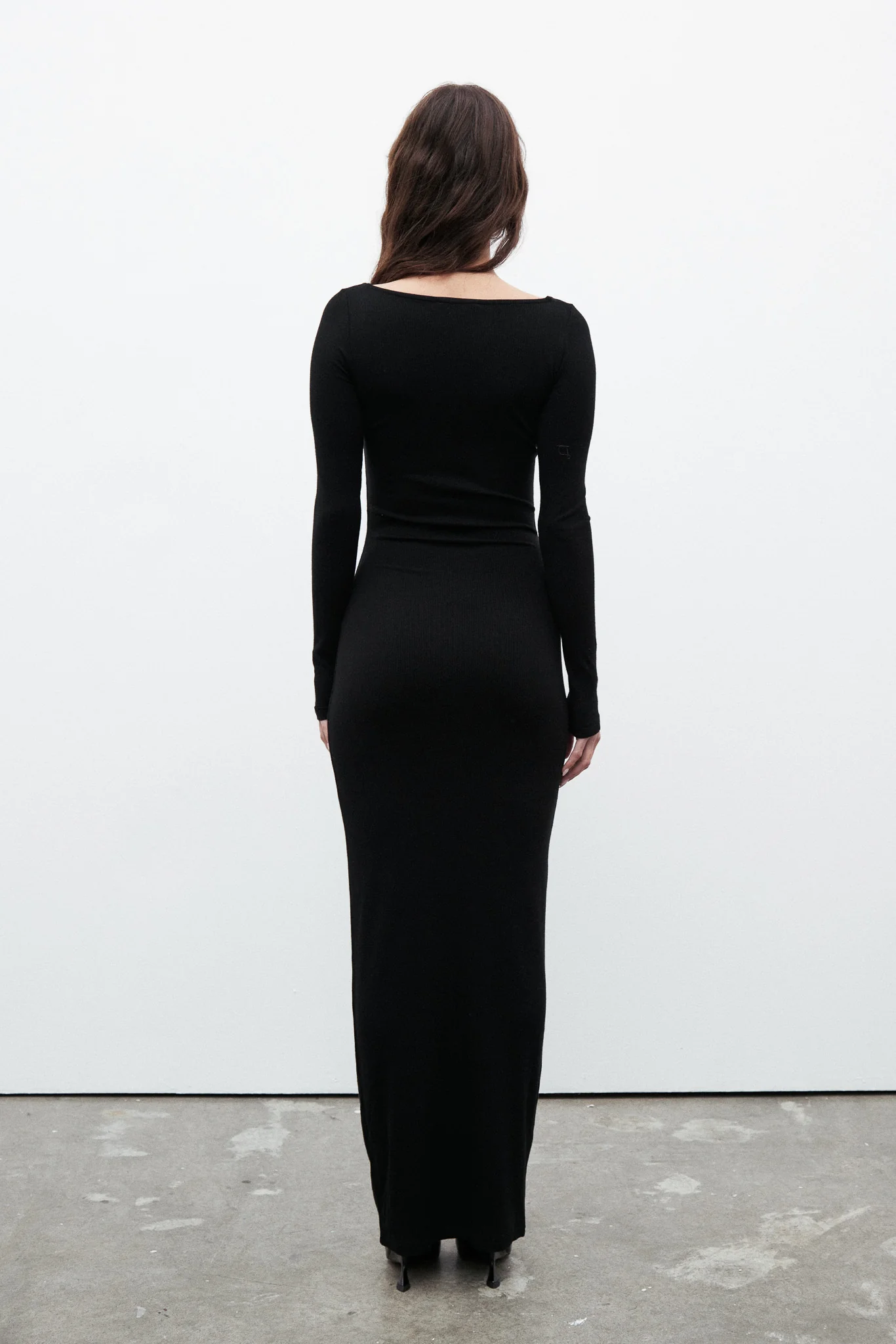 NINA MAXI DRESS - BLACK - Image 3
