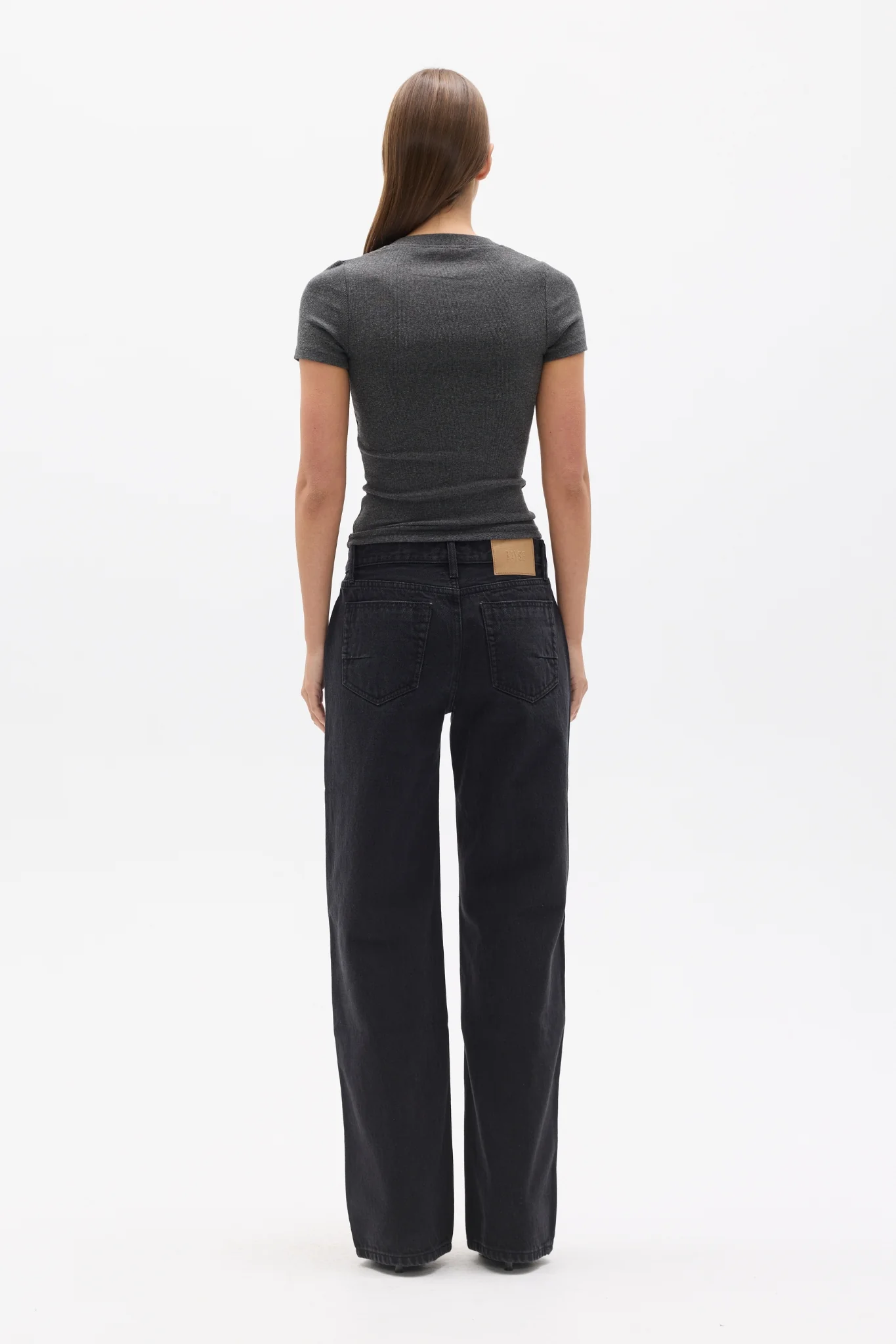 OCEANE TOP - DARK HEATHER GREY - Image 4