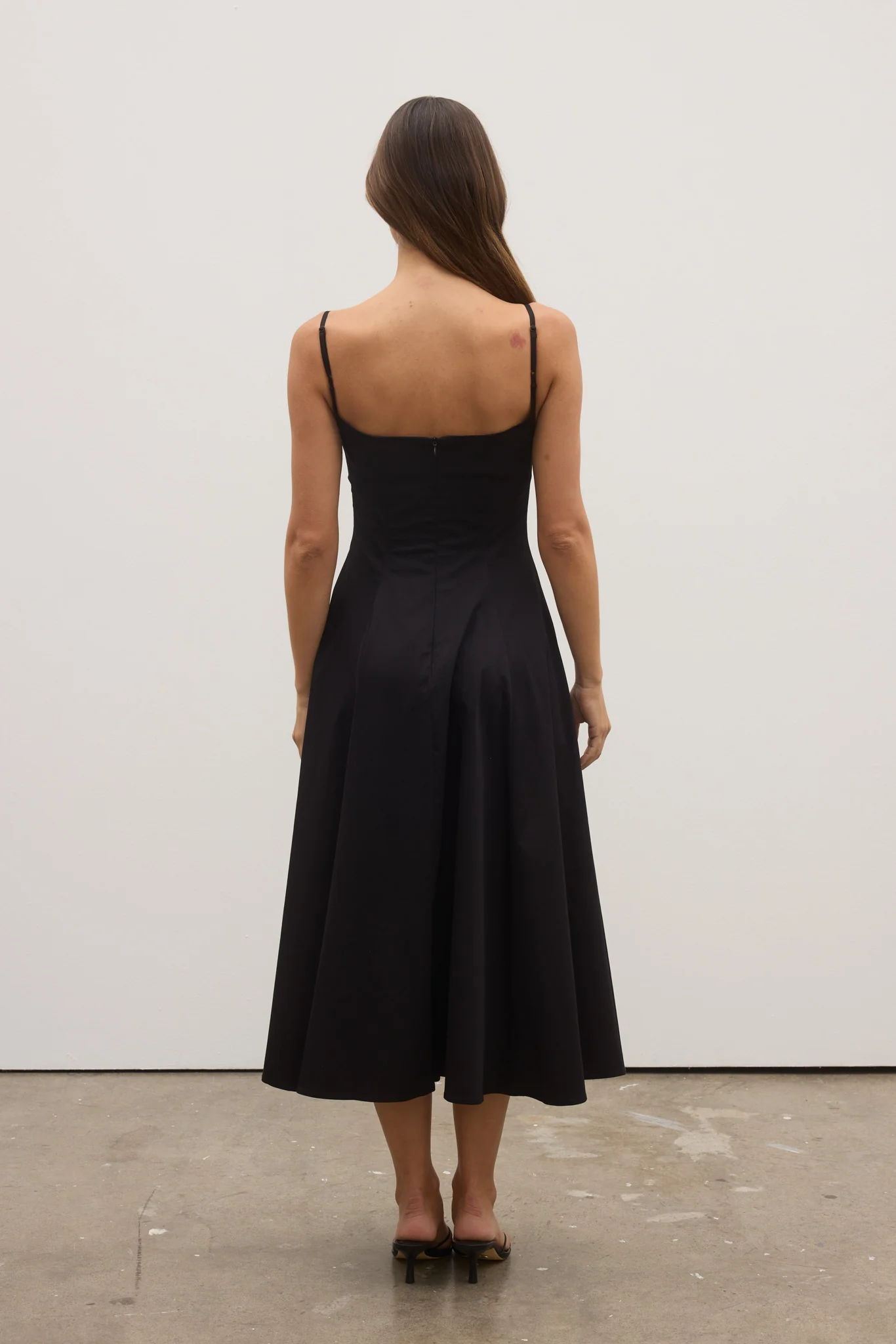 ODESSA MIDI DRESS - BLACK - Image 4