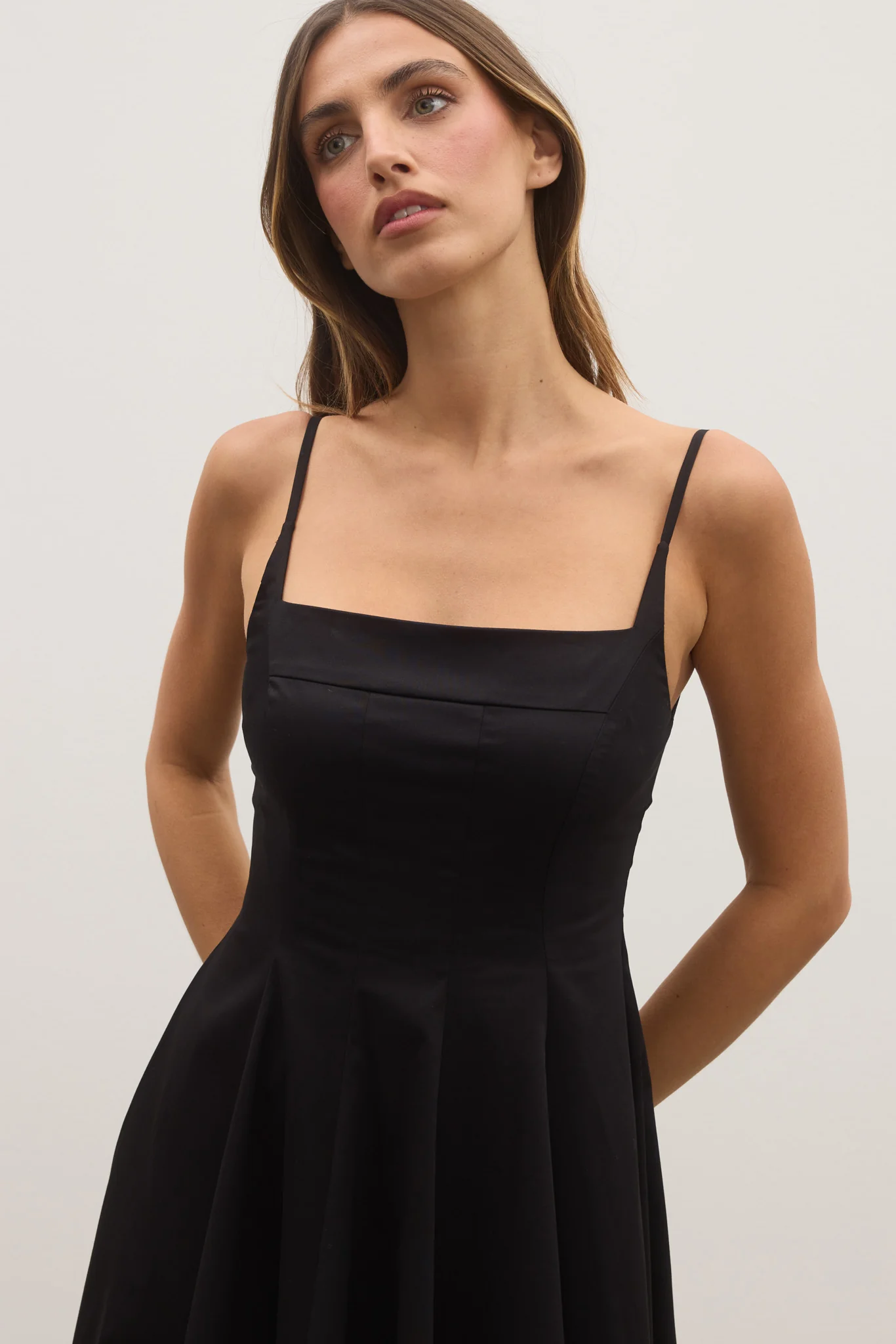 ODESSA MIDI DRESS - BLACK - Image 6