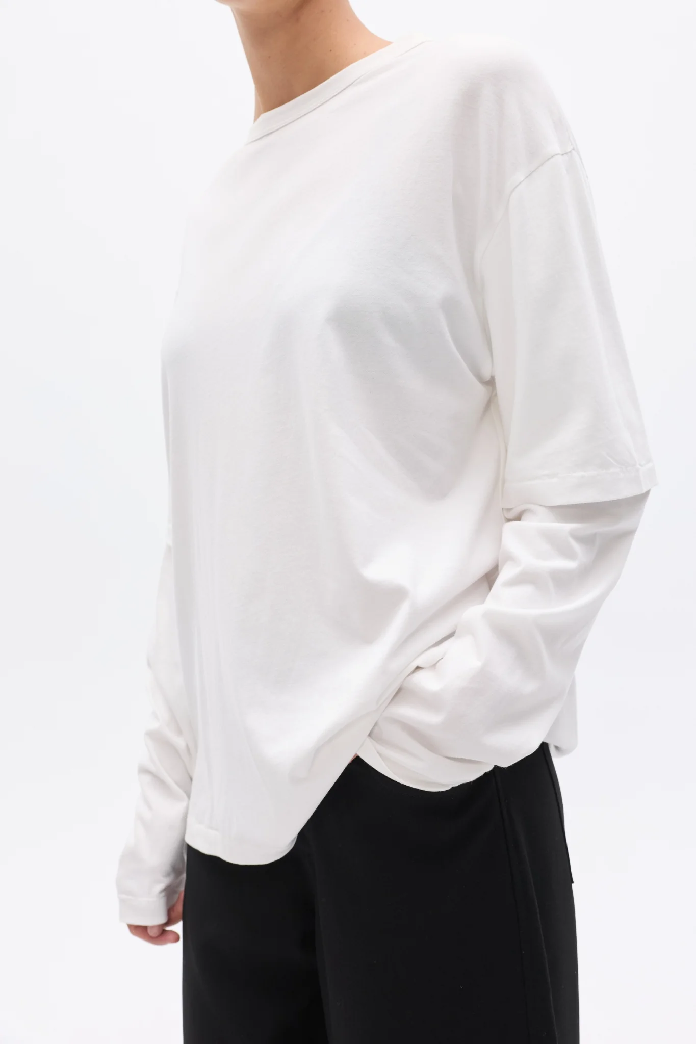 PAX LONG SLEEVE TEE - WHITE - Image 4
