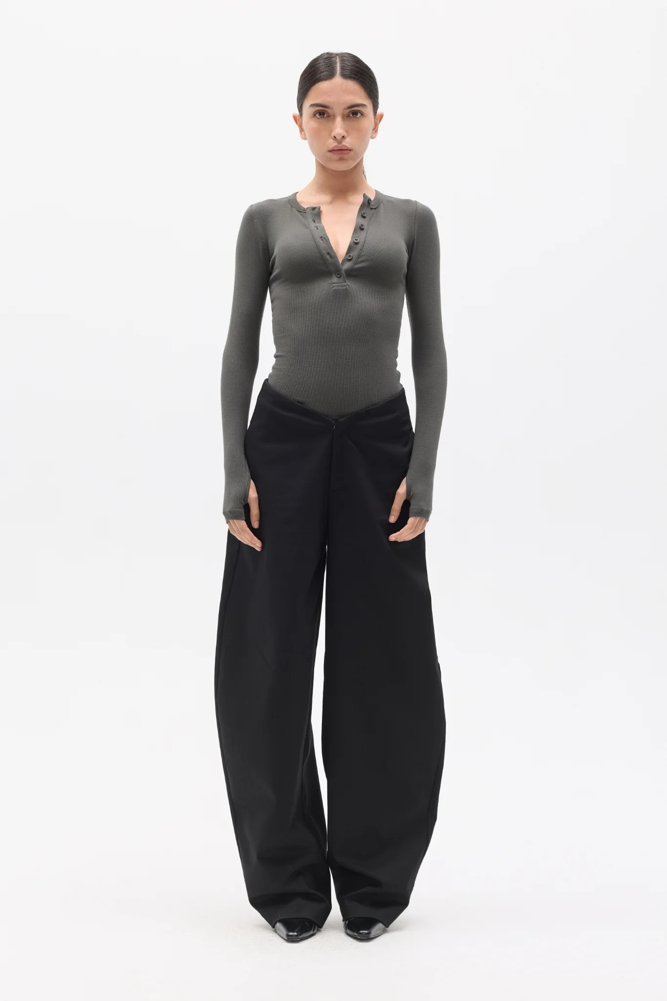 PIPER HENLEY TOP - SMOKE