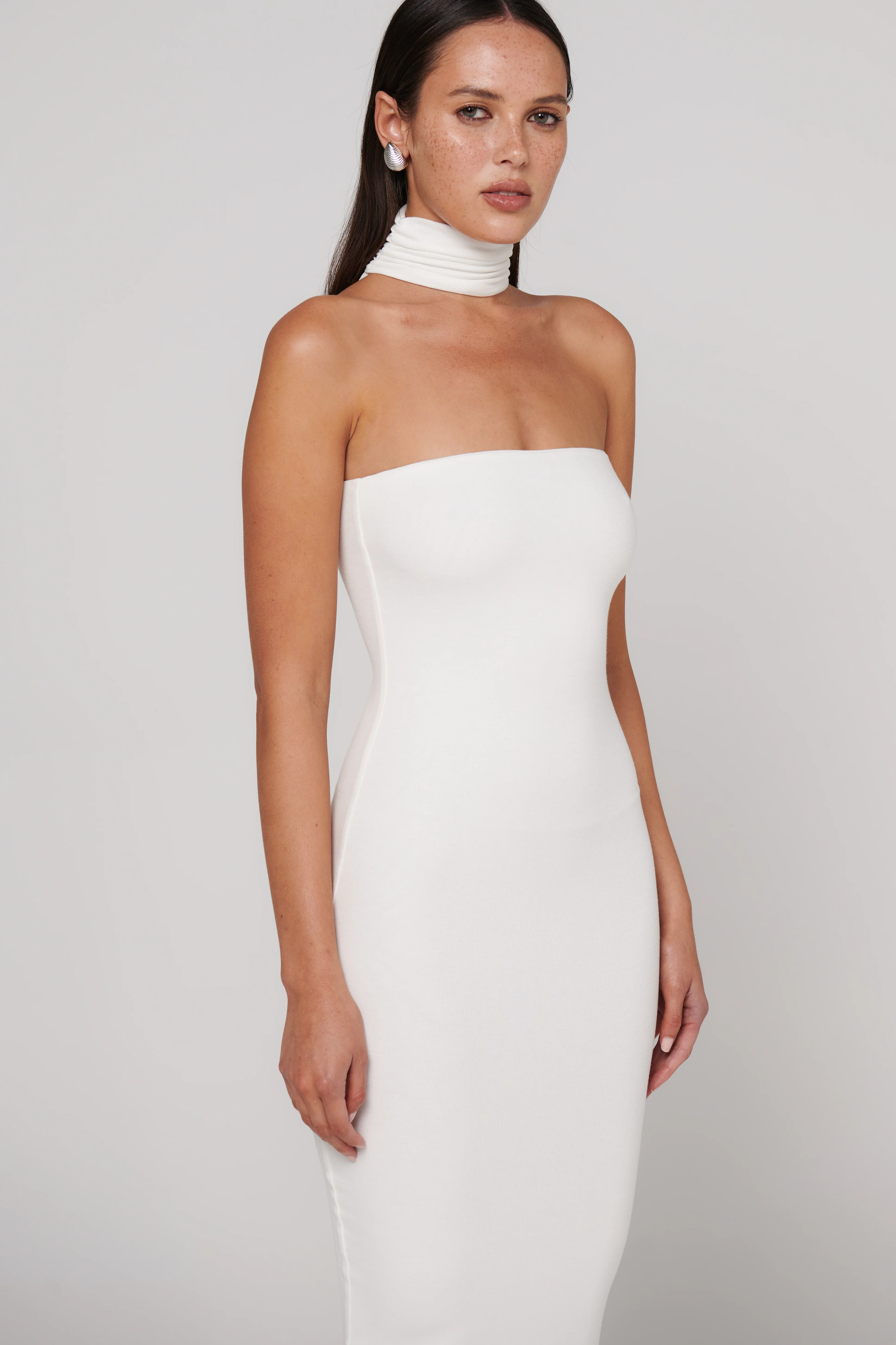 RAINE MIDI - WHITE - Image 5