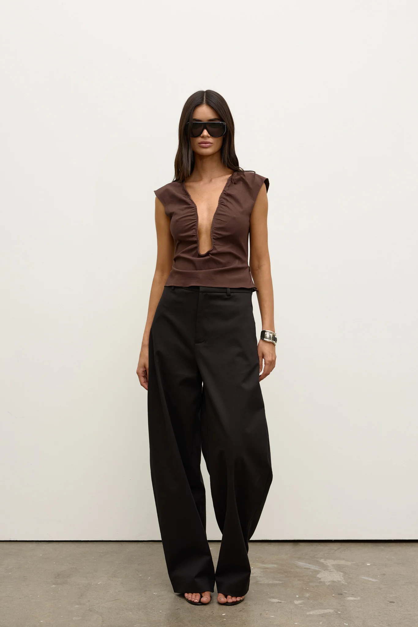RANI TOP - CHOCOLATE