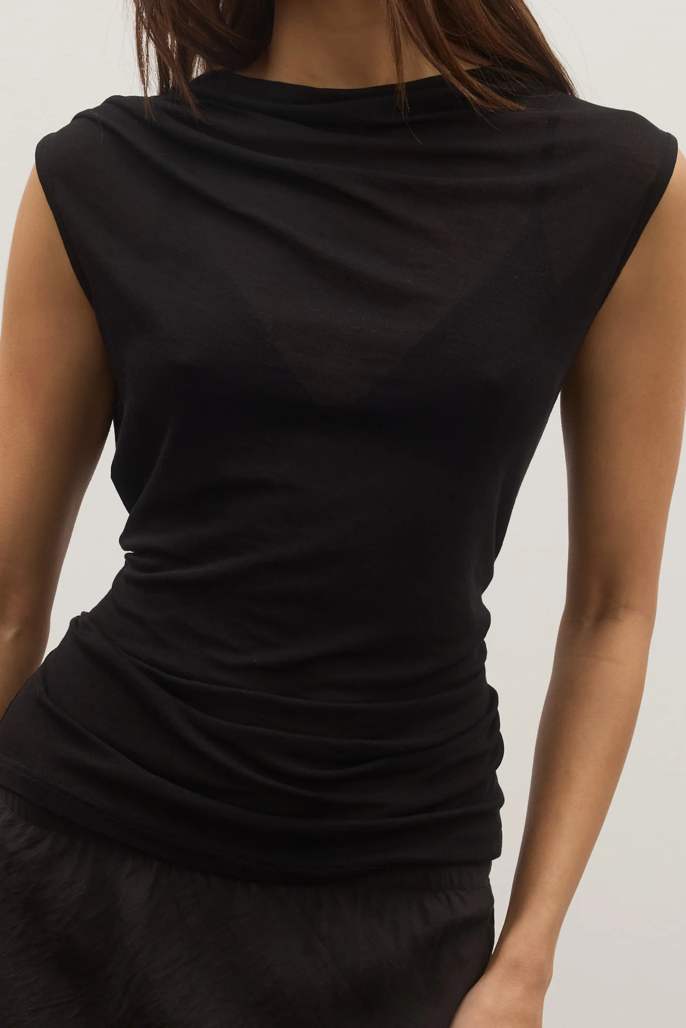 RINA TOP - BLACK - Image 3