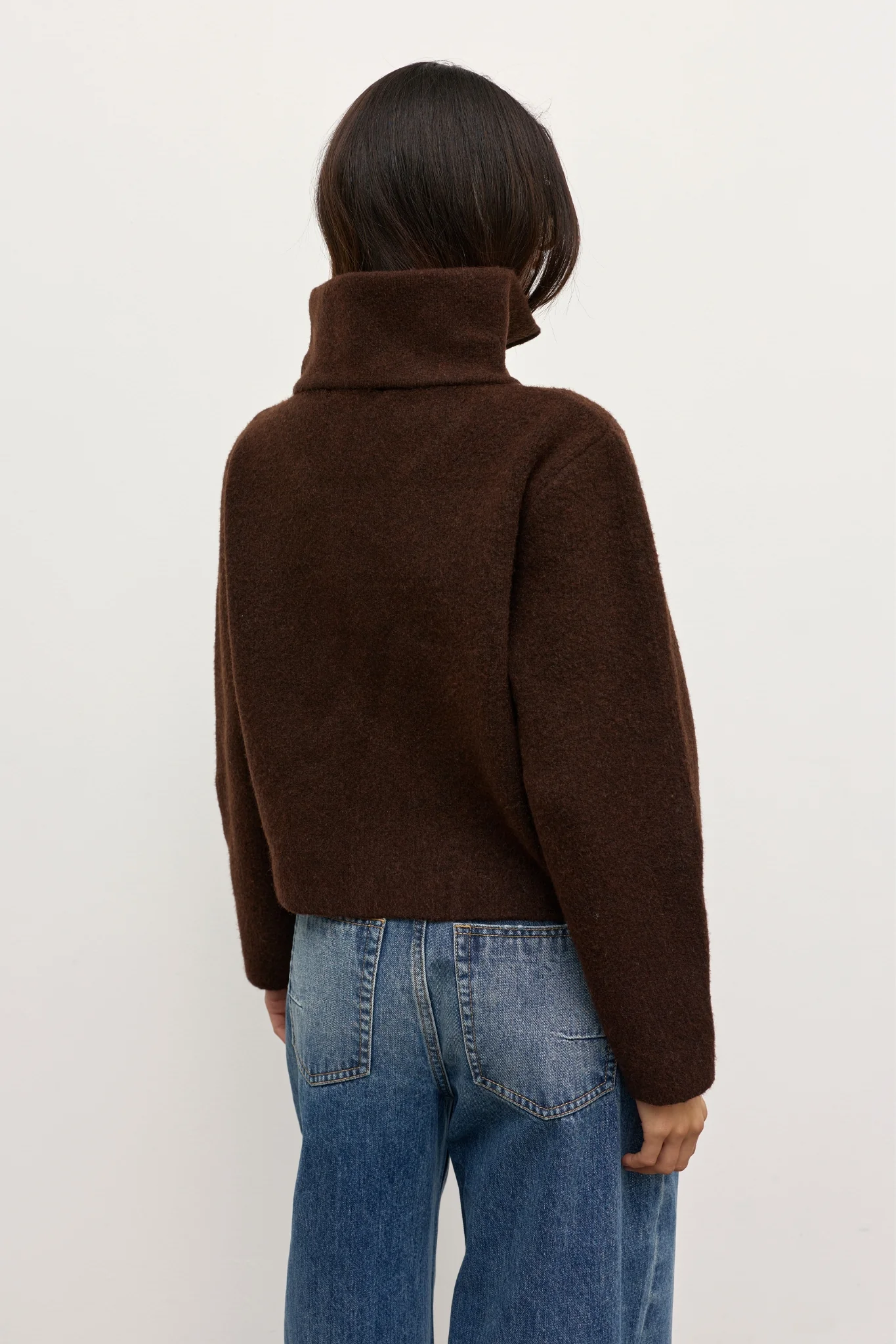 RIVA QUARTER ZIP - CHOCOLATE - Image 4