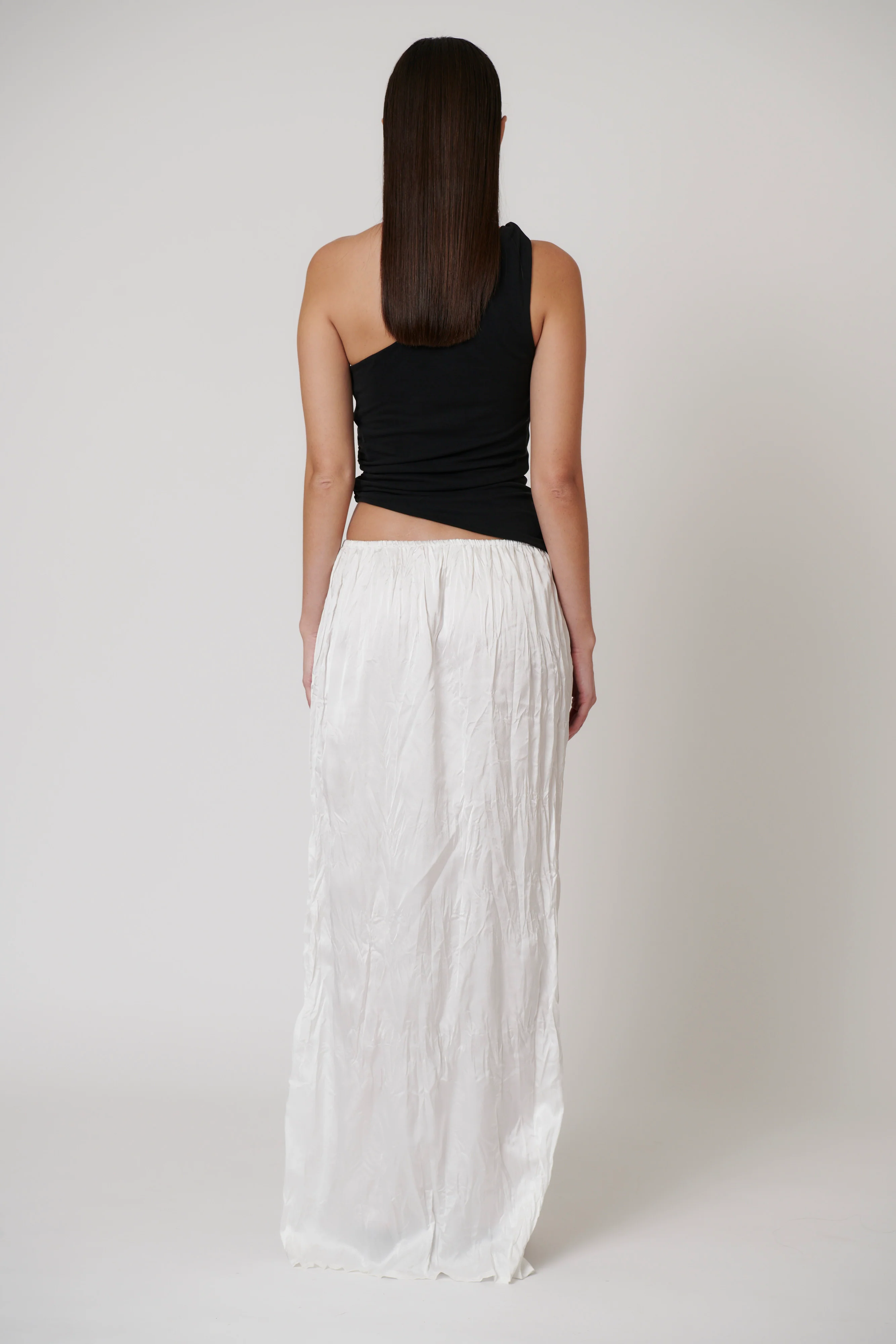 RIVER MAXI SKIRT - IVORY - Image 3