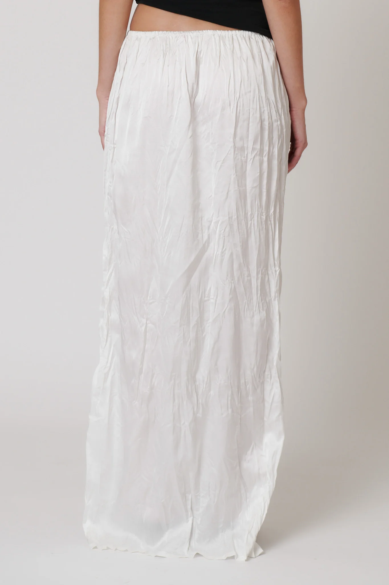 RIVER MAXI SKIRT - IVORY - Image 6
