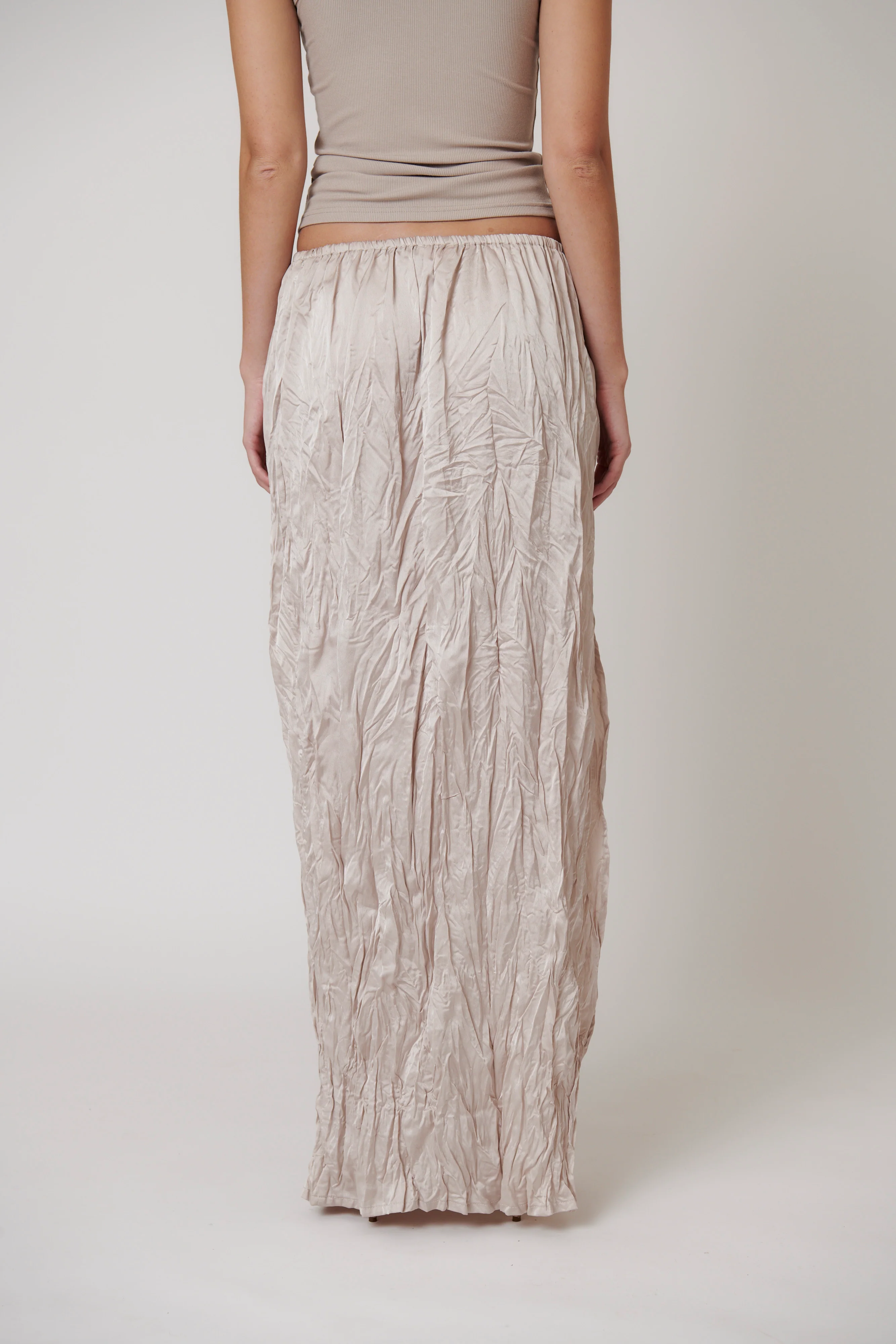 RIVER MAXI SKIRT - OYSTER - Image 3