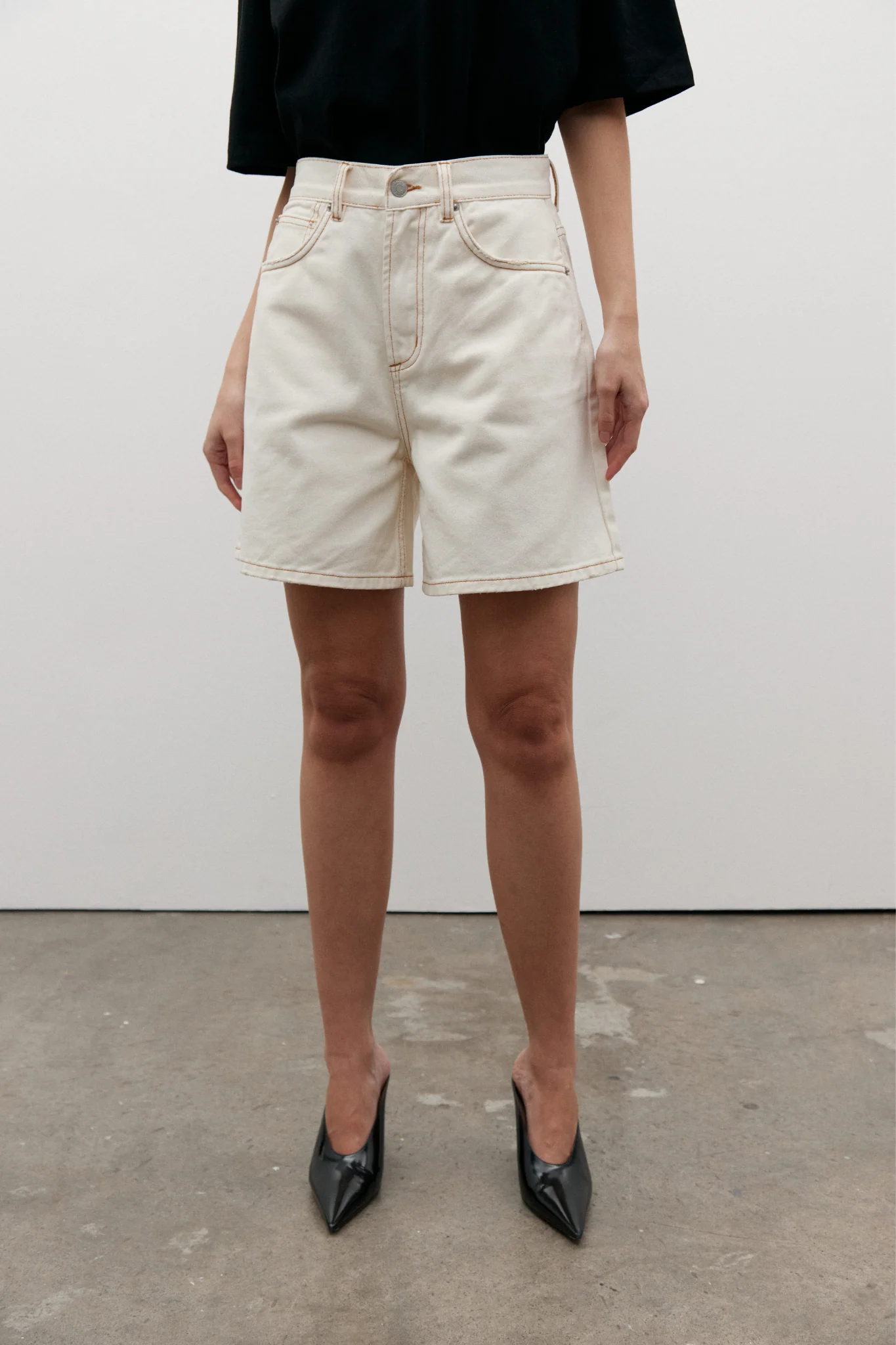 SARATOGA HIGH RISE SHORTS - ANGORA - Image 2