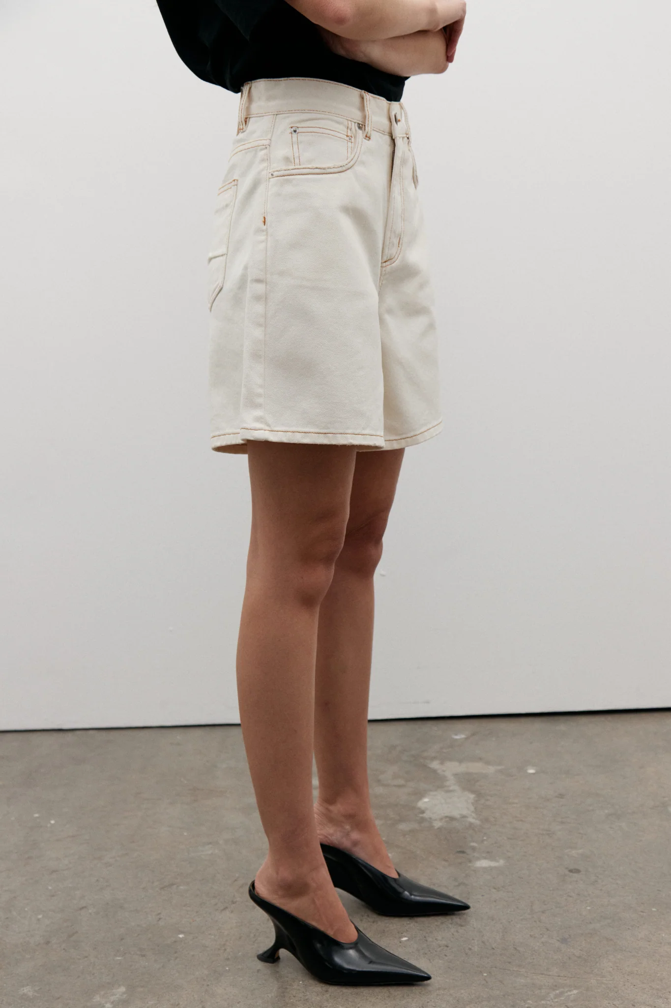 SARATOGA HIGH RISE SHORTS - ANGORA - Image 4