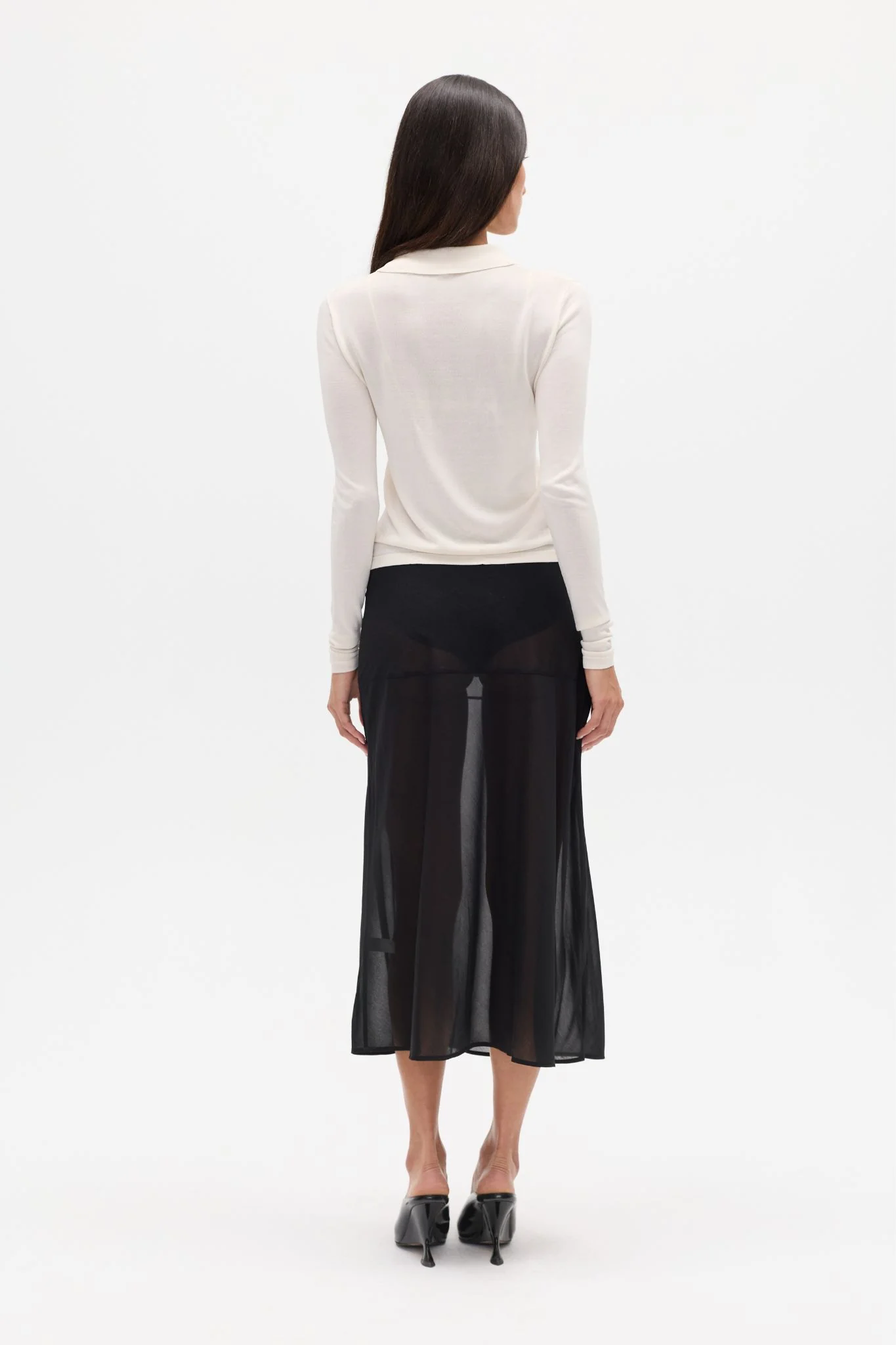 SHEA KNIT TOP - IVORY - Image 4