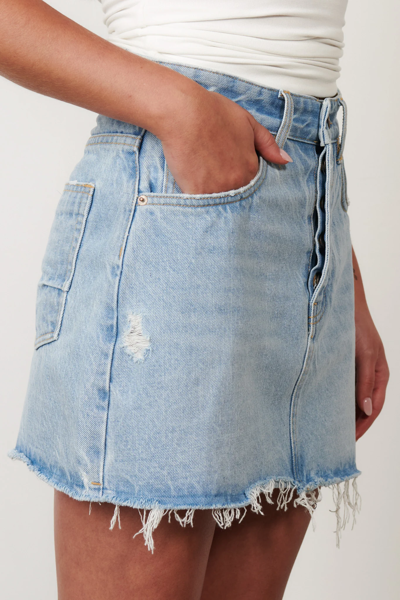 SIERRA DENIM MINI - SALTWATER BLUE - Image 5