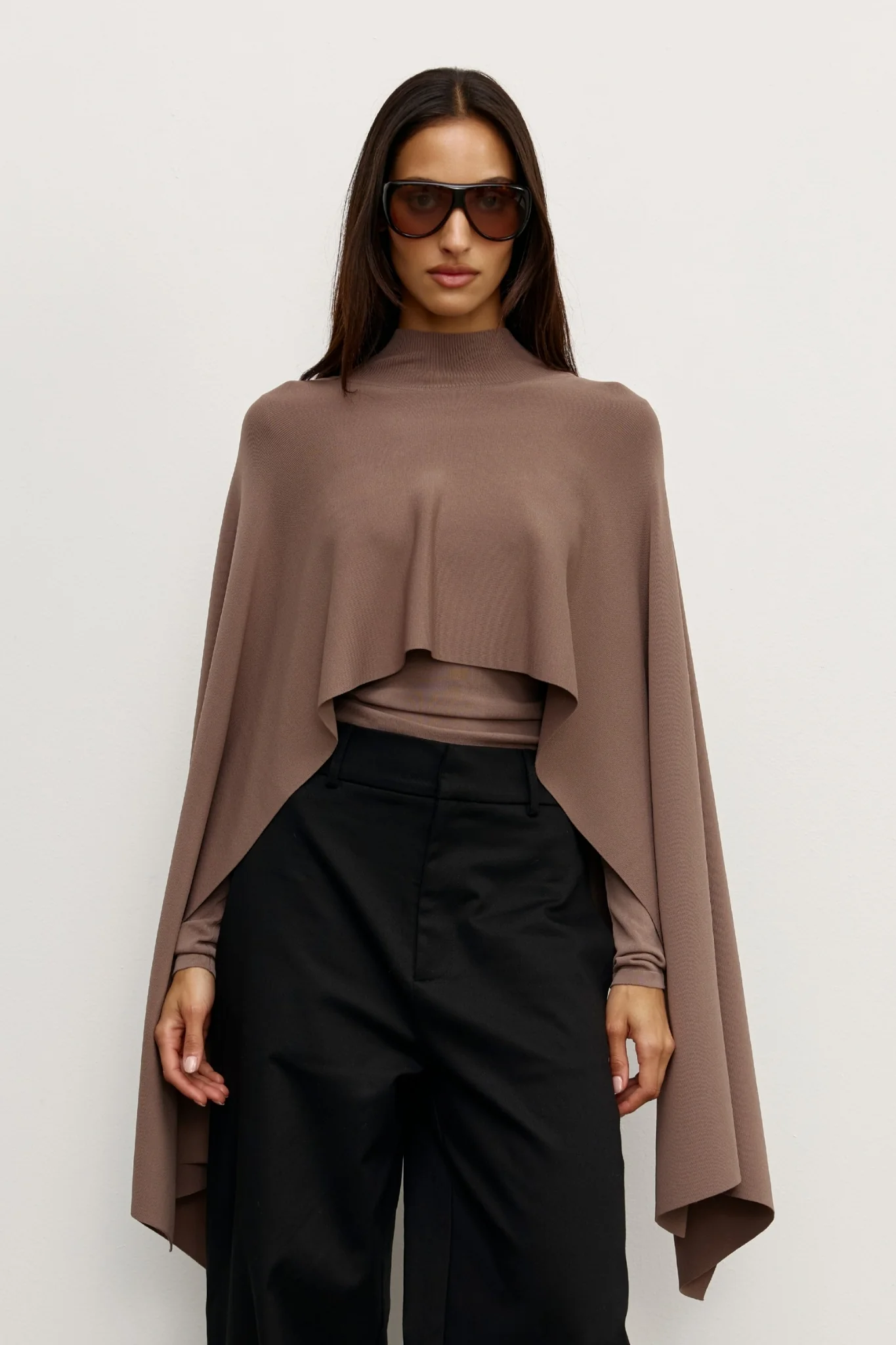 SORELLA PONCHO - MOUSE GREY - Image 3