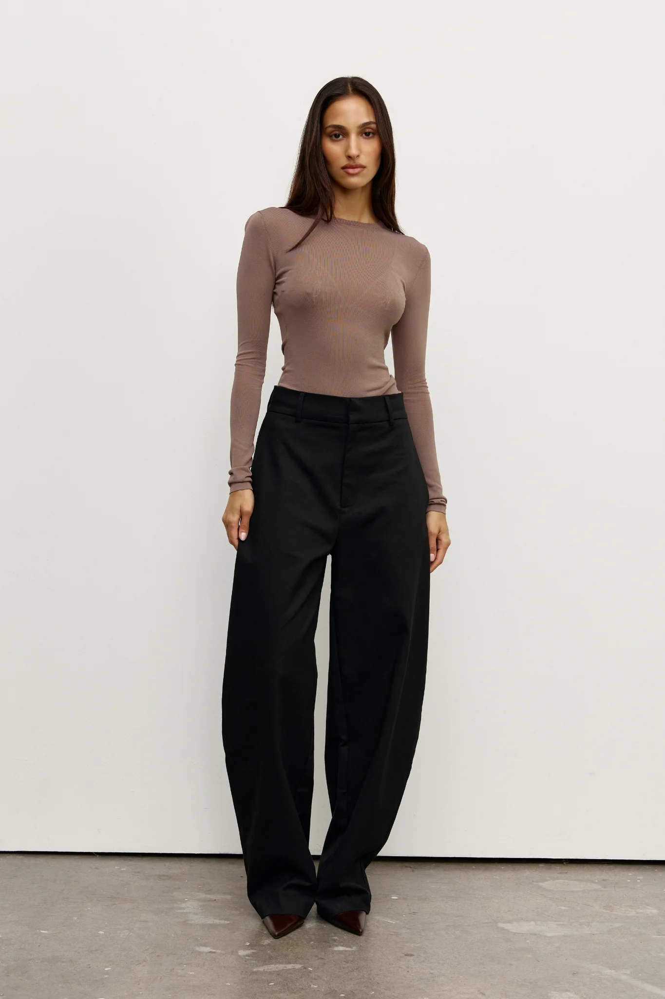 STEVIE TOP - MOUSE GREY