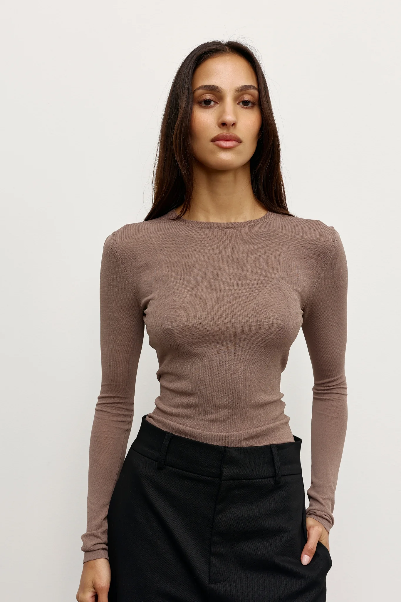STEVIE TOP - MOUSE GREY - Image 3