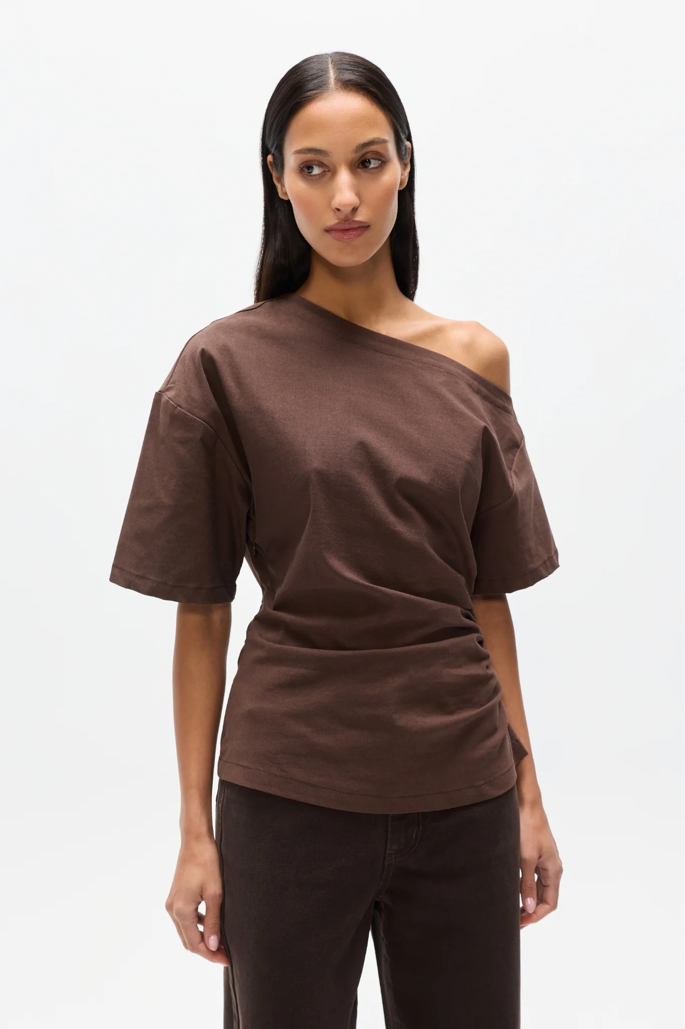 SUKI TOP - CHOCOLATE - Image 3