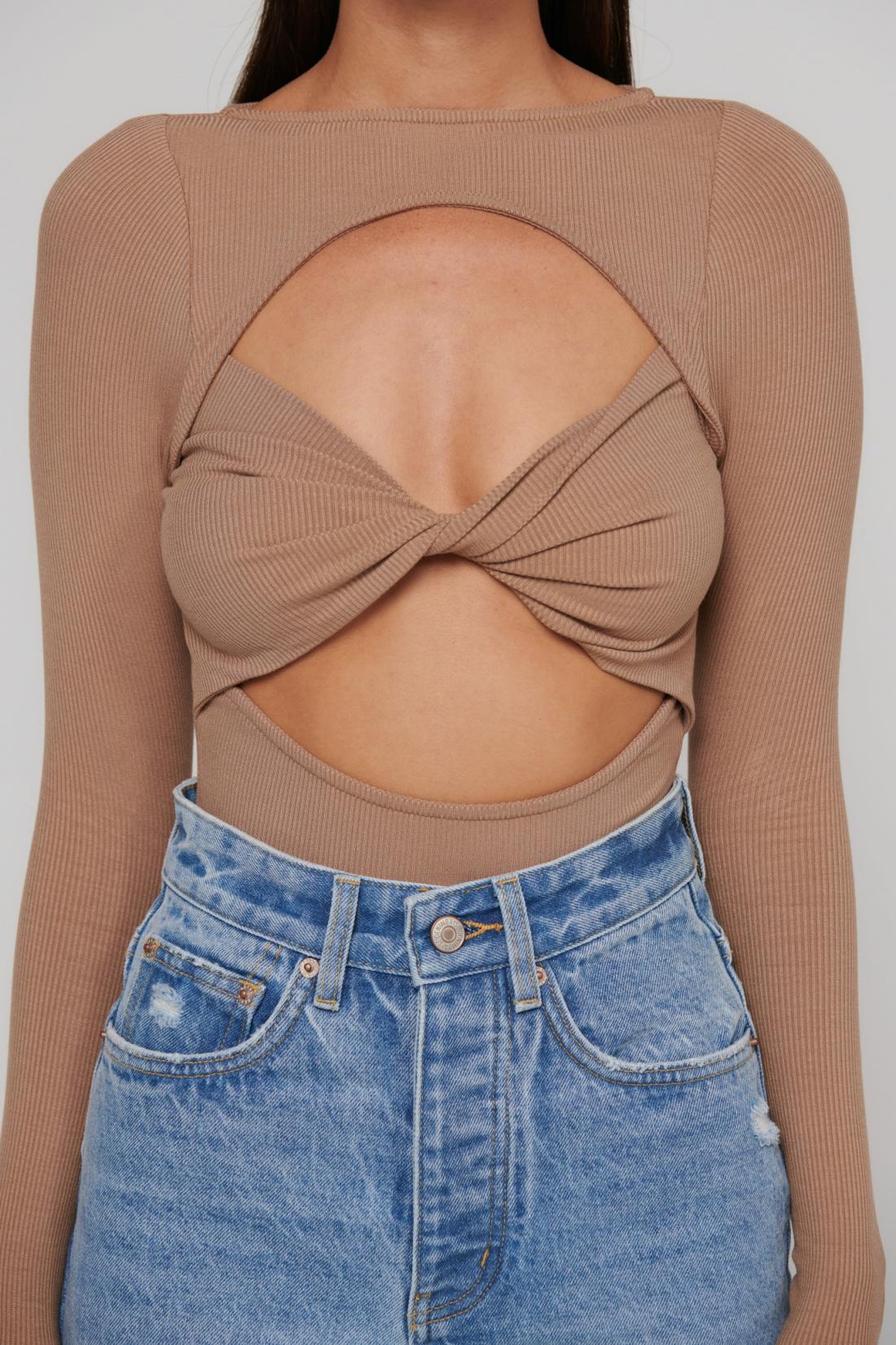 TEO BODYSUIT - LATTE - Image 3