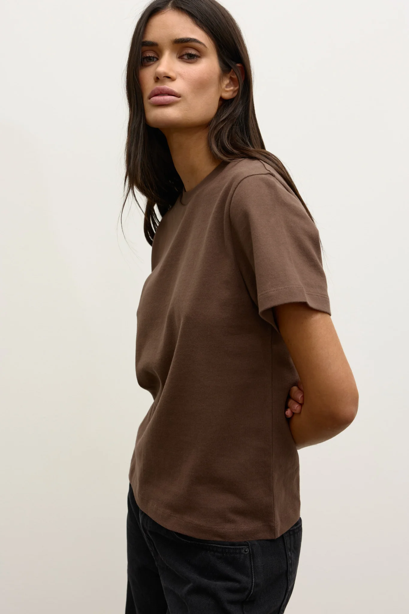 TESS T-SHIRT - MOCHA - Image 2