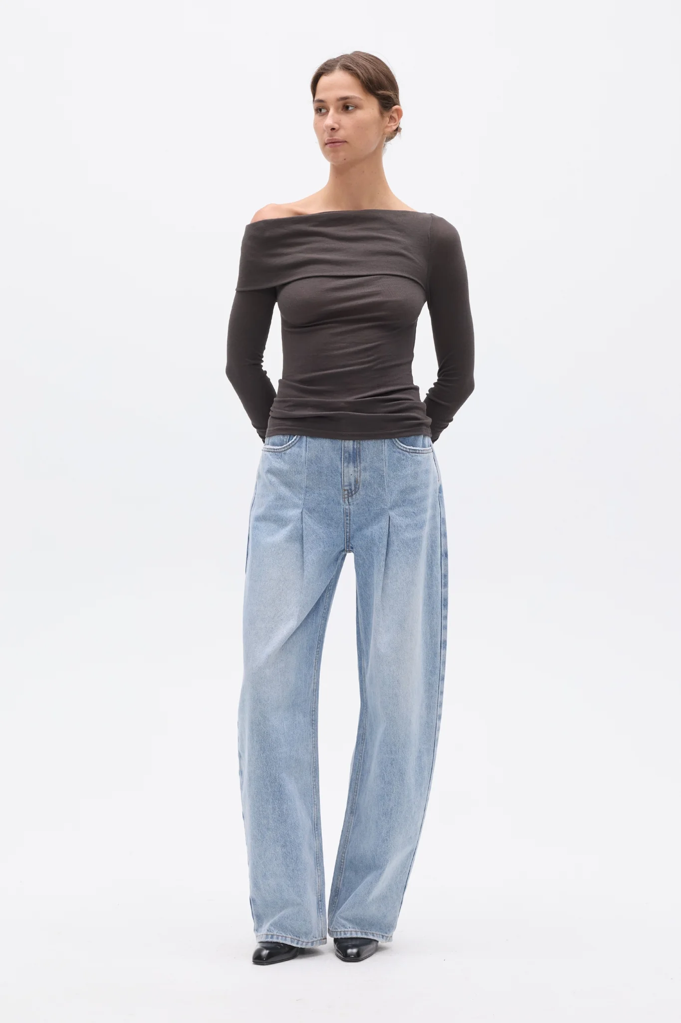 VALLA TOP - CHARCOAL - Image 3