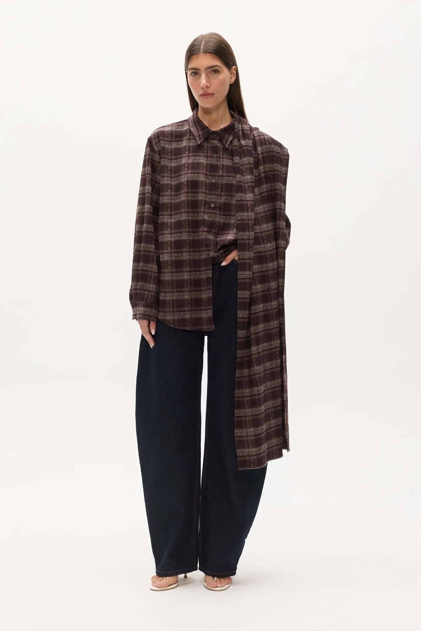 VAUGHN CAPE SHIRT - PLAID - Image 3