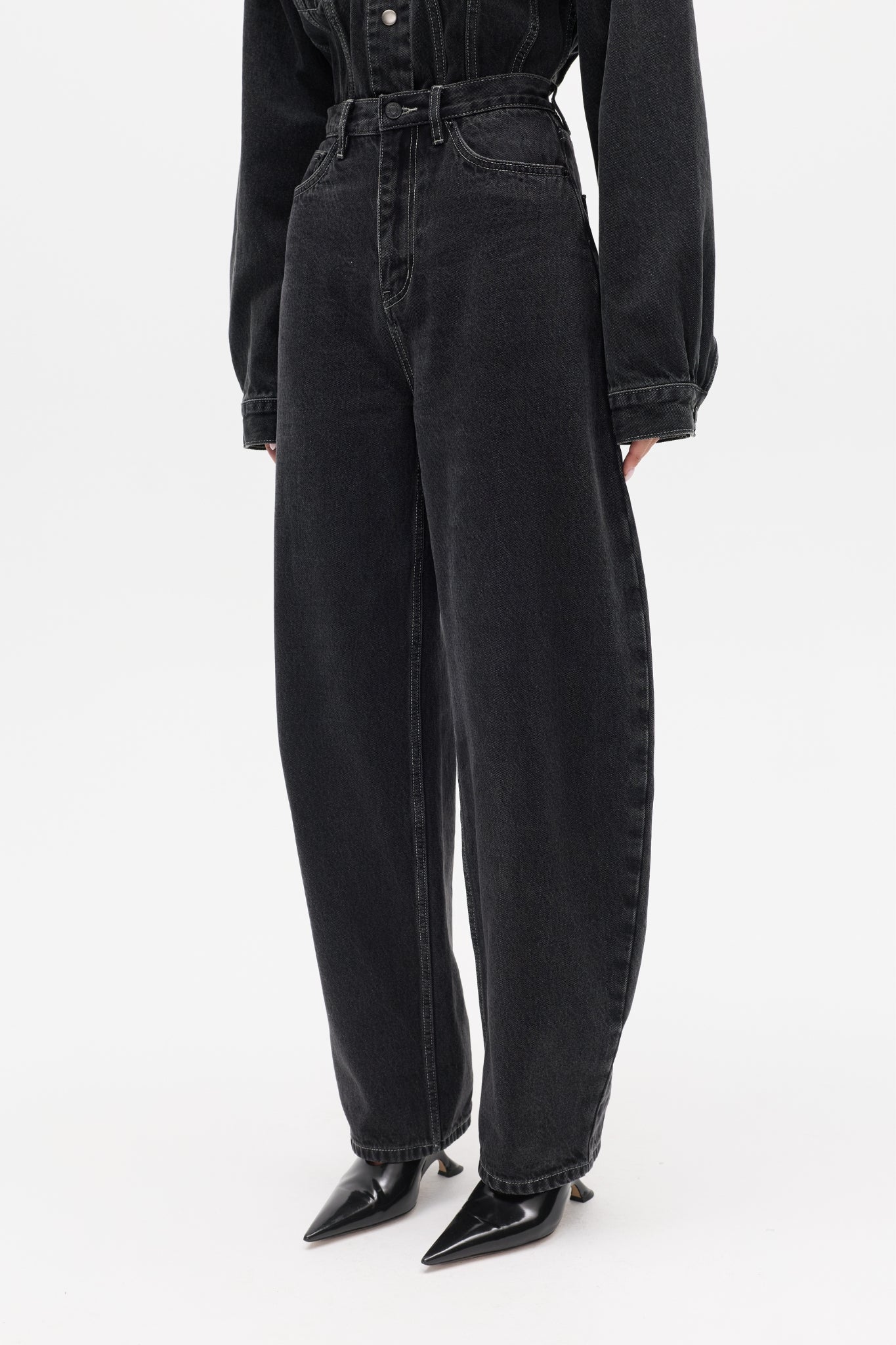 WILLA DENIM JEAN - SMOKE BLACK - Image 3