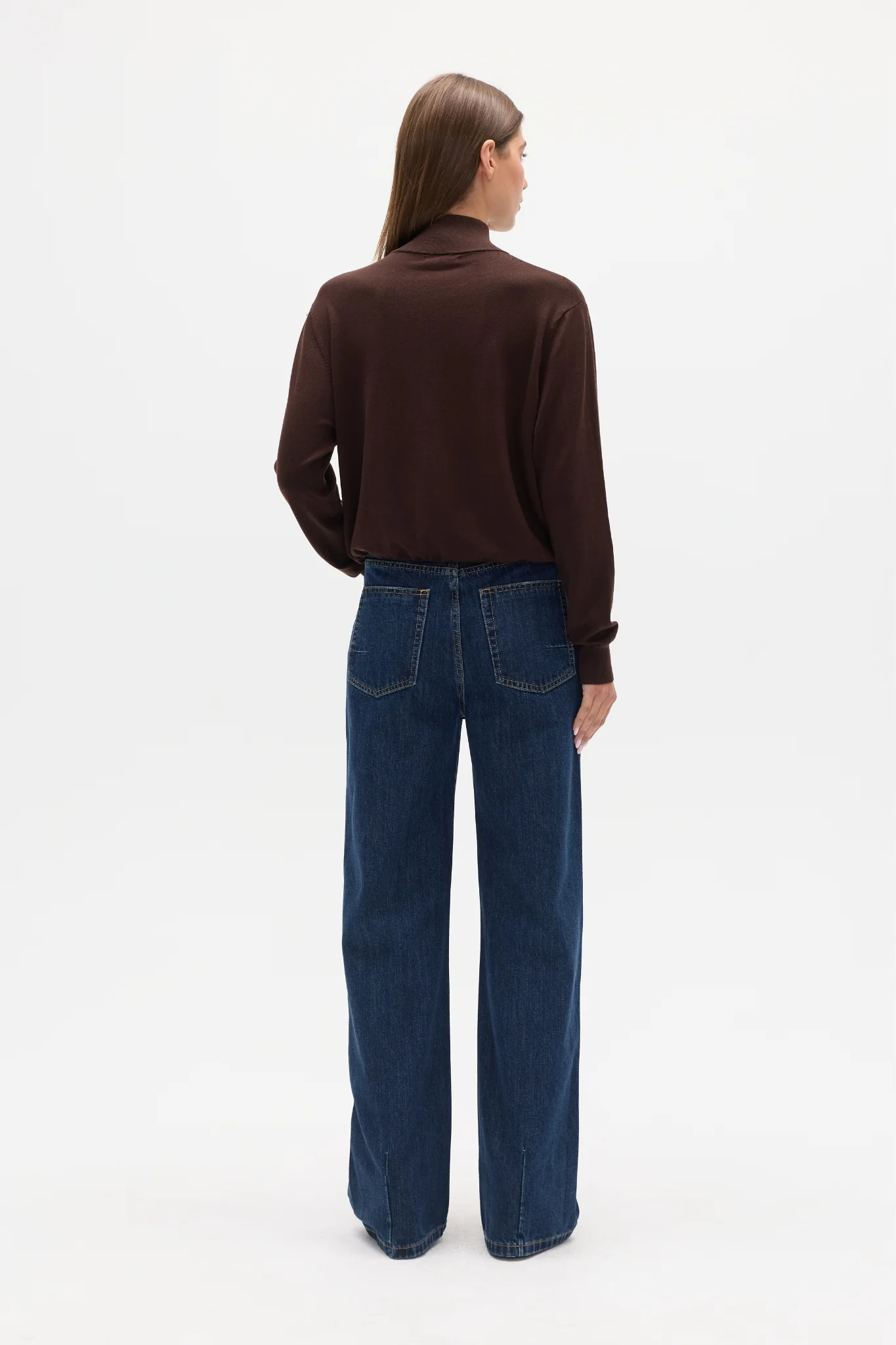 YVETTE KNIT JUMPER - CHOCOLATE BROWN - Image 4