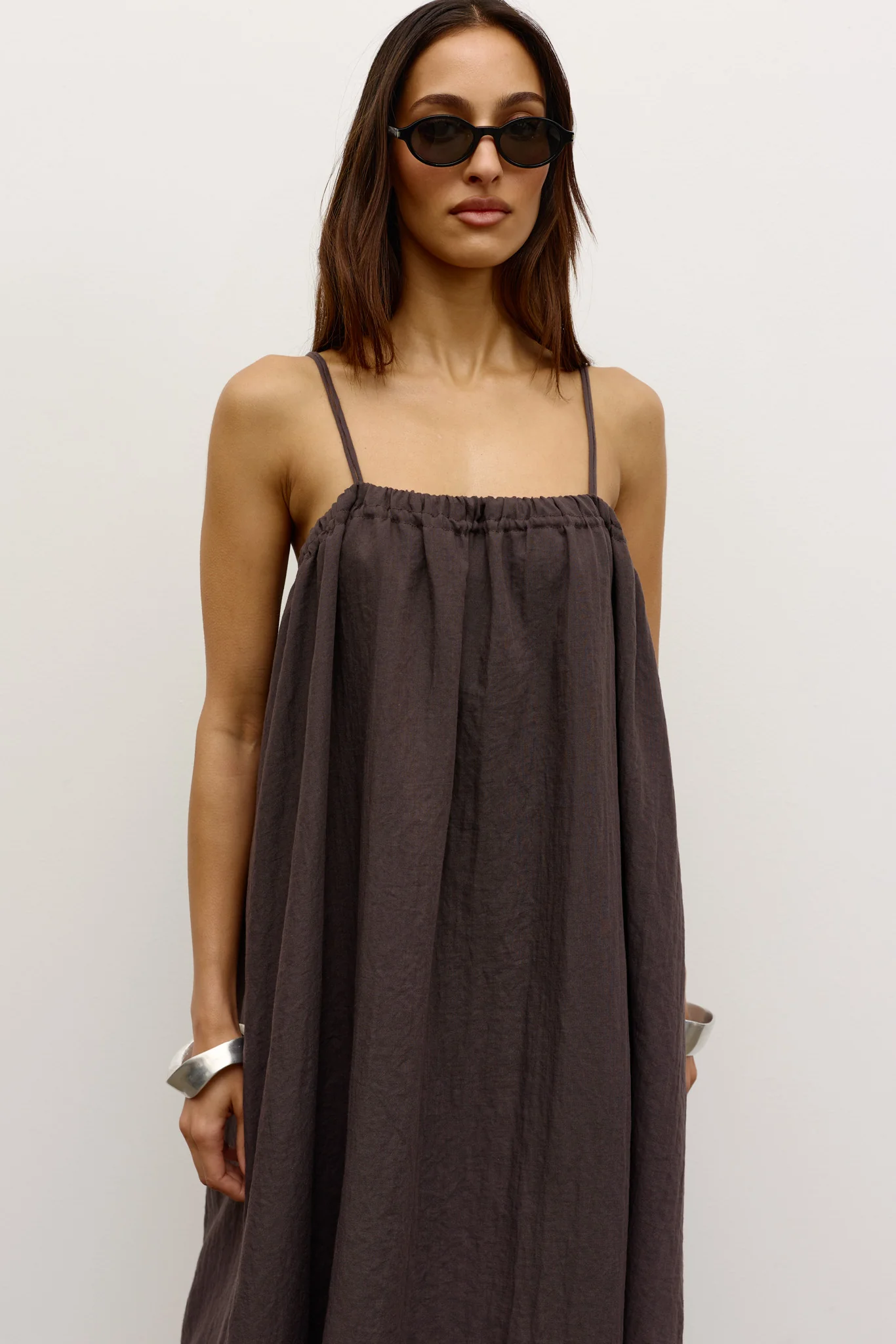 ZAYA MAXI DRESS - SMOKE - Image 3