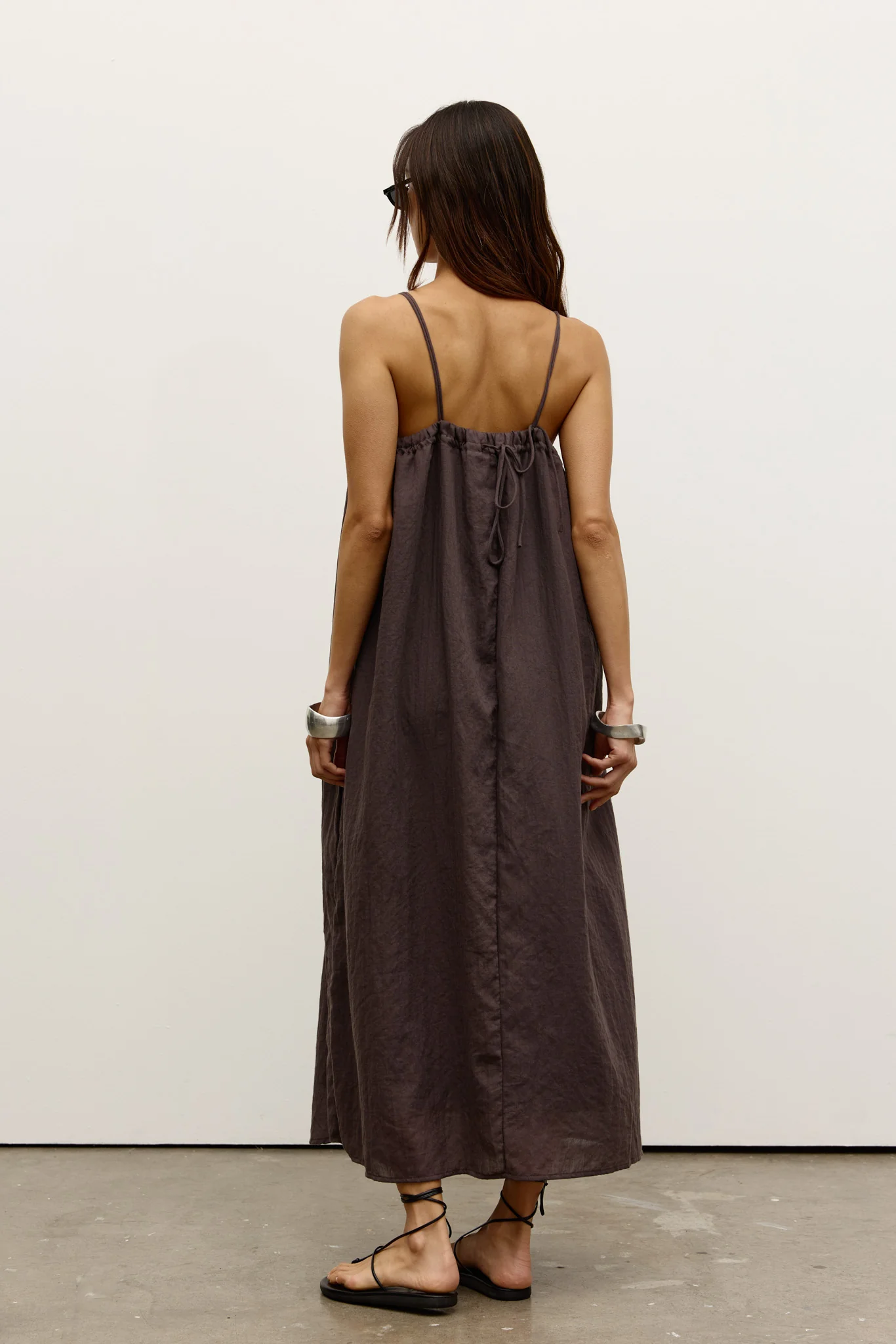 ZAYA MAXI DRESS - SMOKE - Image 4