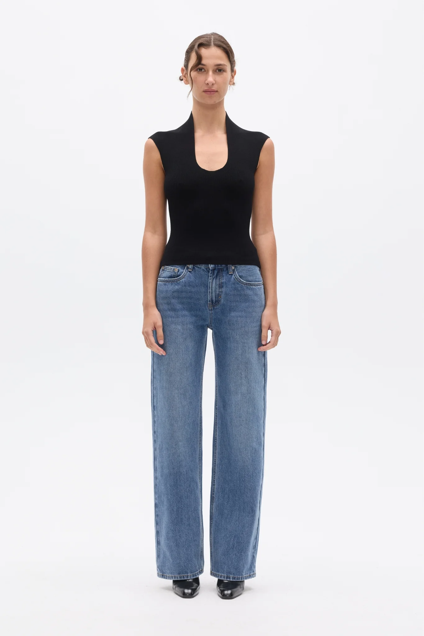 ZELIA TOP - BLACK